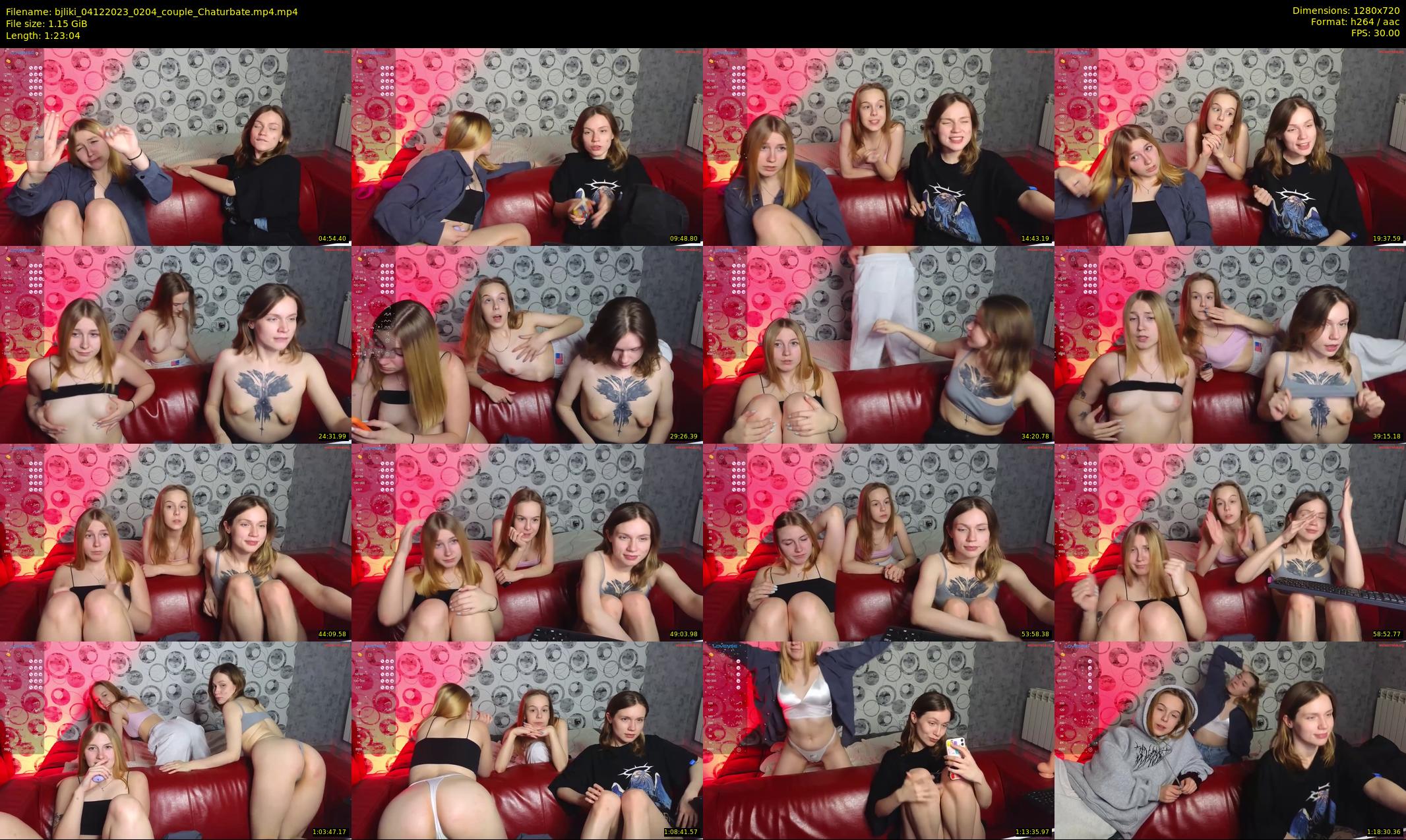 bjliki — 84 minute Chaturbate couple cam show recording, 720p, Dec 4, 2023