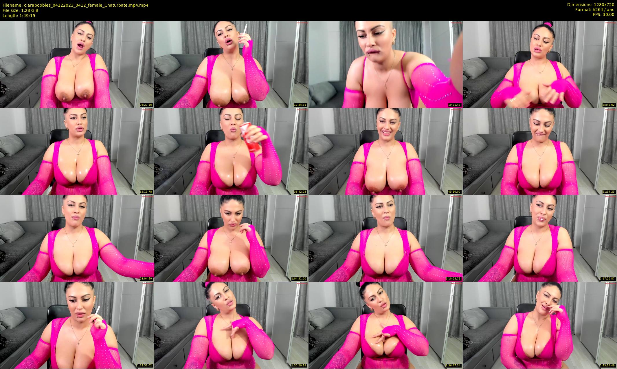 claraboobies — 110 minute Chaturbate female cam show recording, 720p, Dec 4, 2023