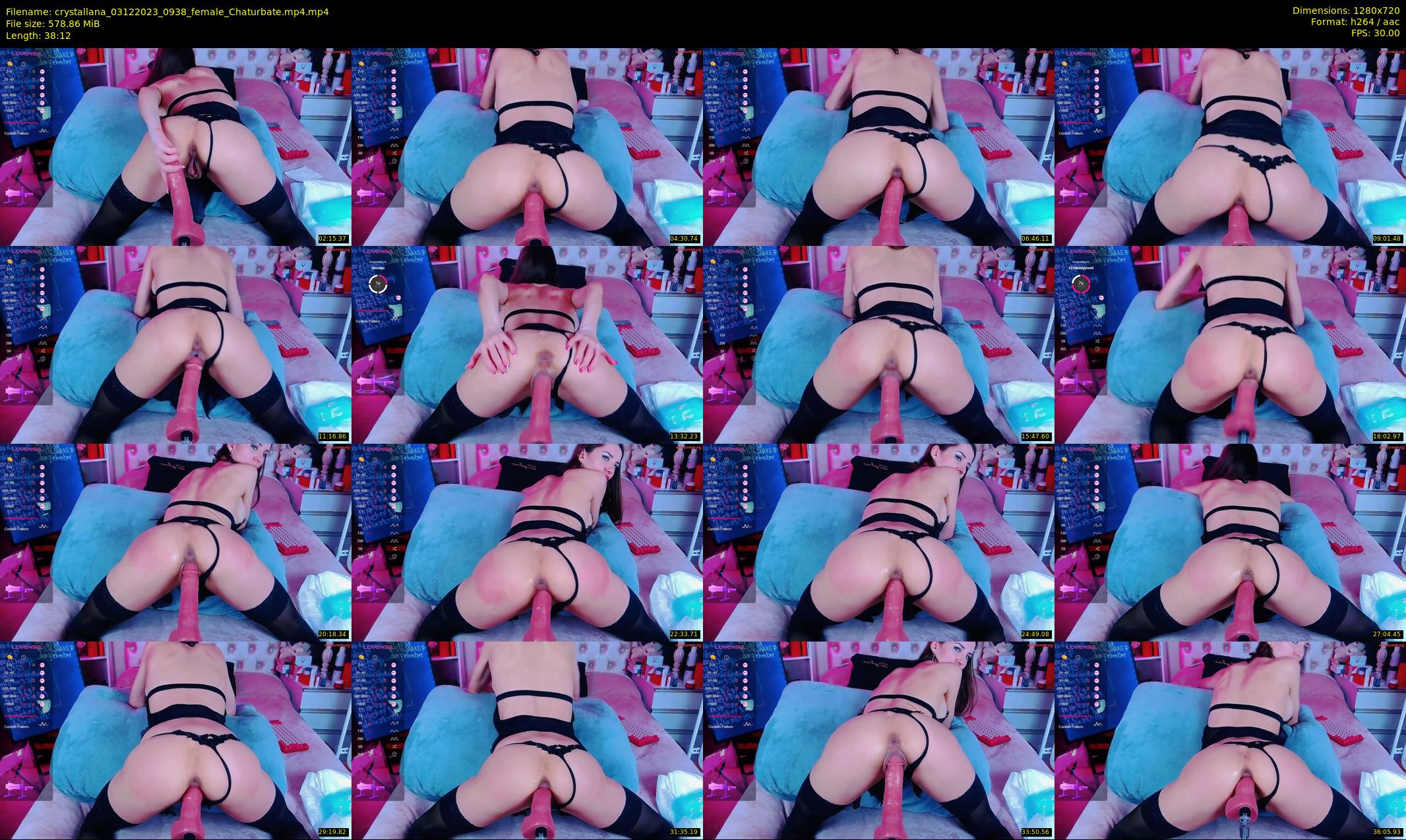 crystallana — 39 minute Chaturbate female cam show recording, 720p, Dec 3, 2023