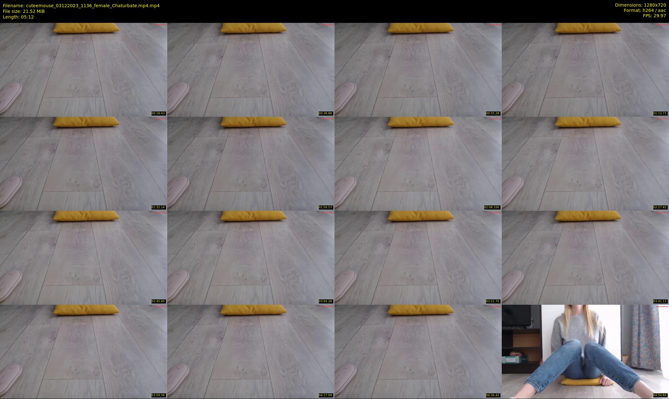 cuteemouse — 6 minute Chaturbate female cam show recording, 720p, Dec 3, 2023
