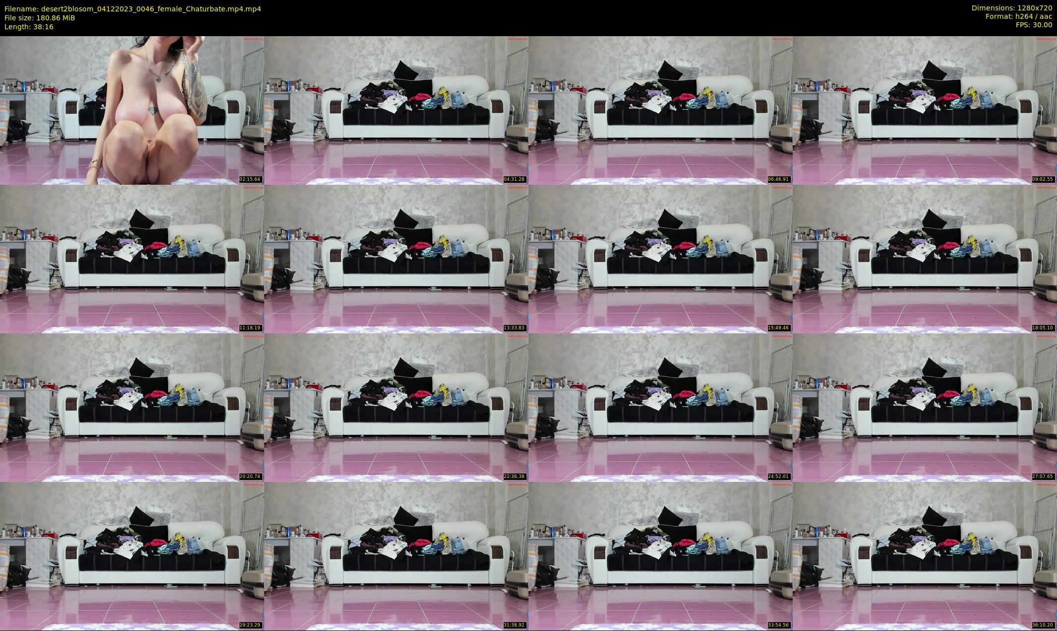 desert2blosom — 39 minute Chaturbate female cam show recording, 720p, Dec 4, 2023