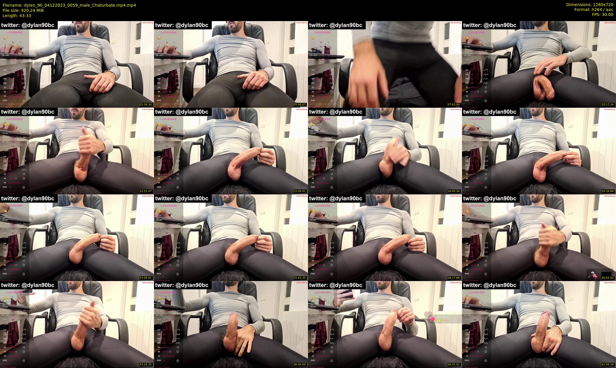 dylan_90 — 44 minute Chaturbate male cam show recording, 720p, Dec 4, 2023