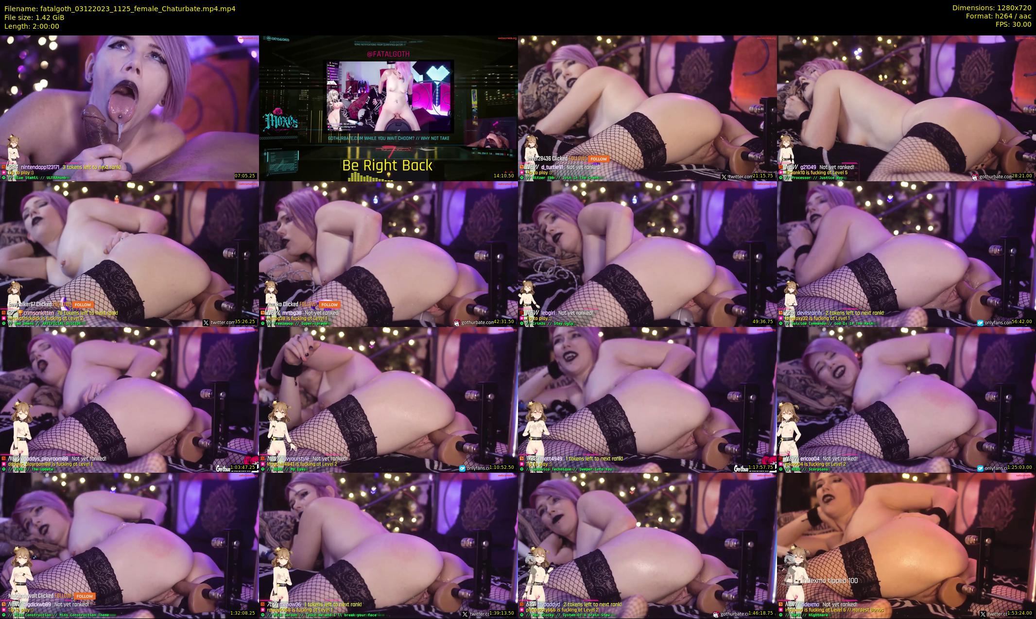 fatalgoth — 120 minute Chaturbate couple cam show recording, 720p, Dec 3, 2023