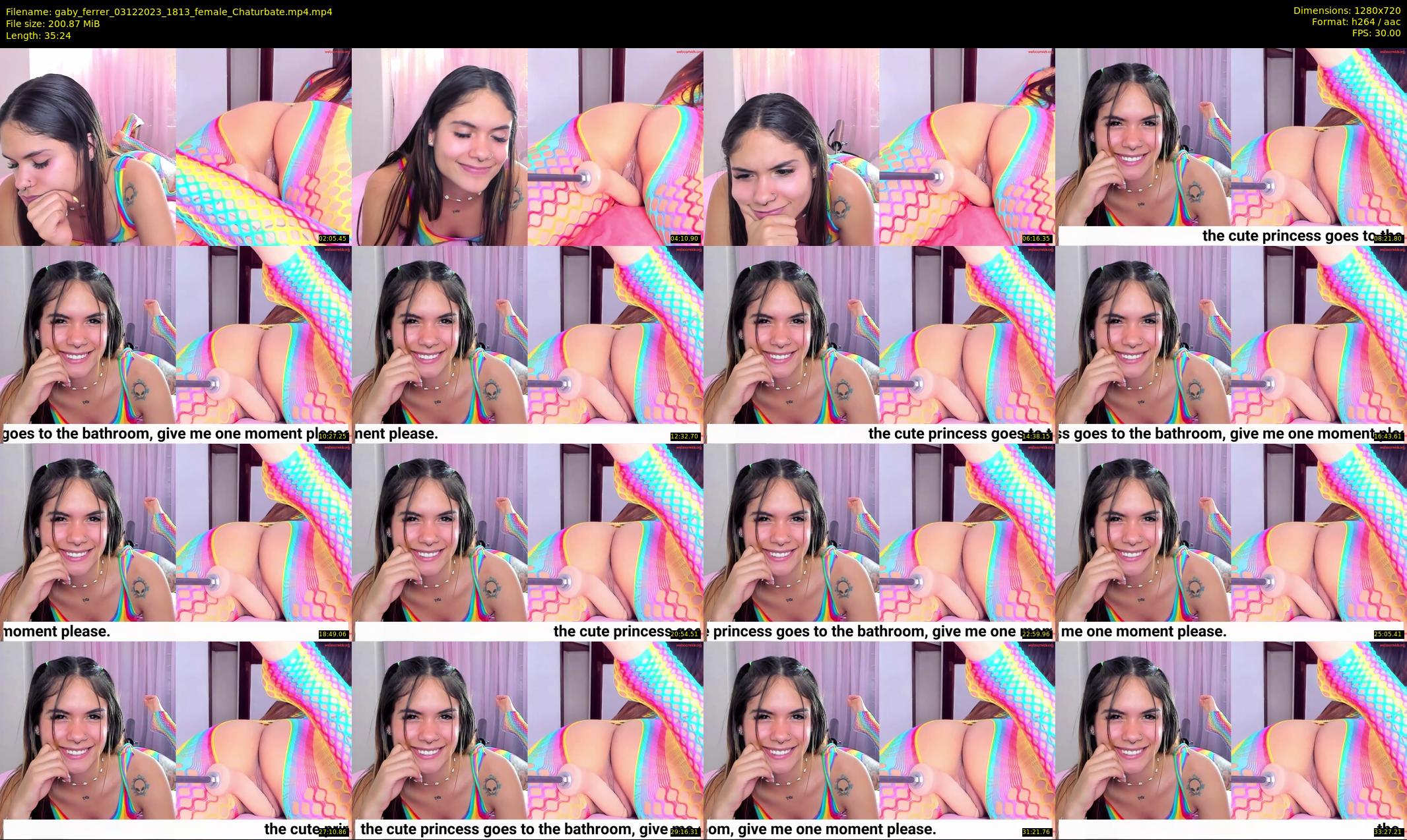 gaby_ferrer — 36 minute Chaturbate female cam show recording, 720p, Dec 3, 2023