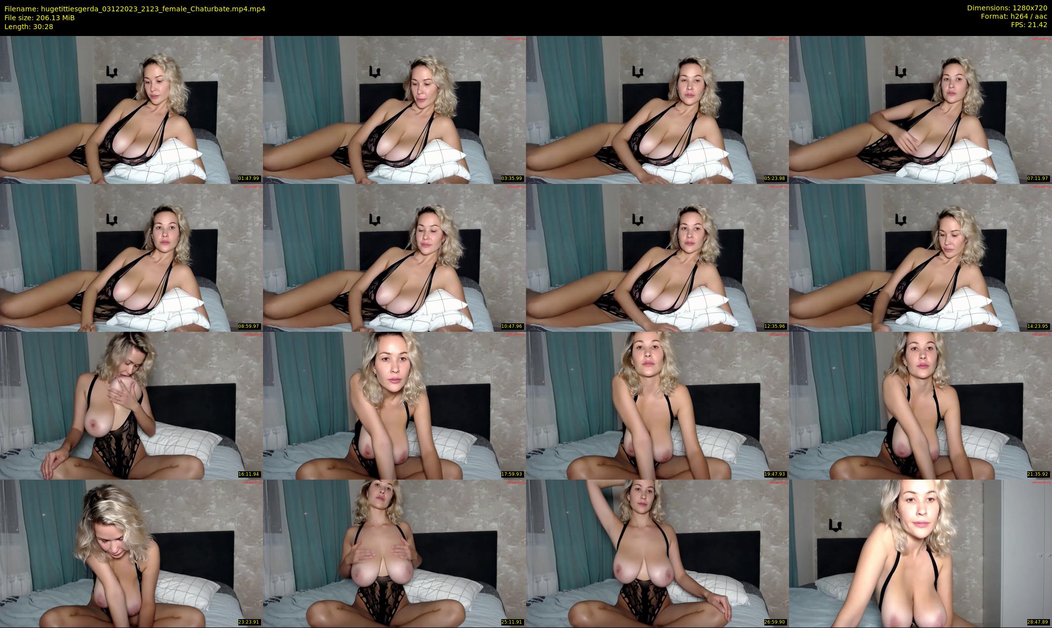 hugetittiesgerda — 31 minute Chaturbate female cam show recording, 720p, Dec 3, 2023