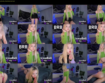 irma_bell — 120 minute Chaturbate female cam show recording, 720p, Dec 3, 2023