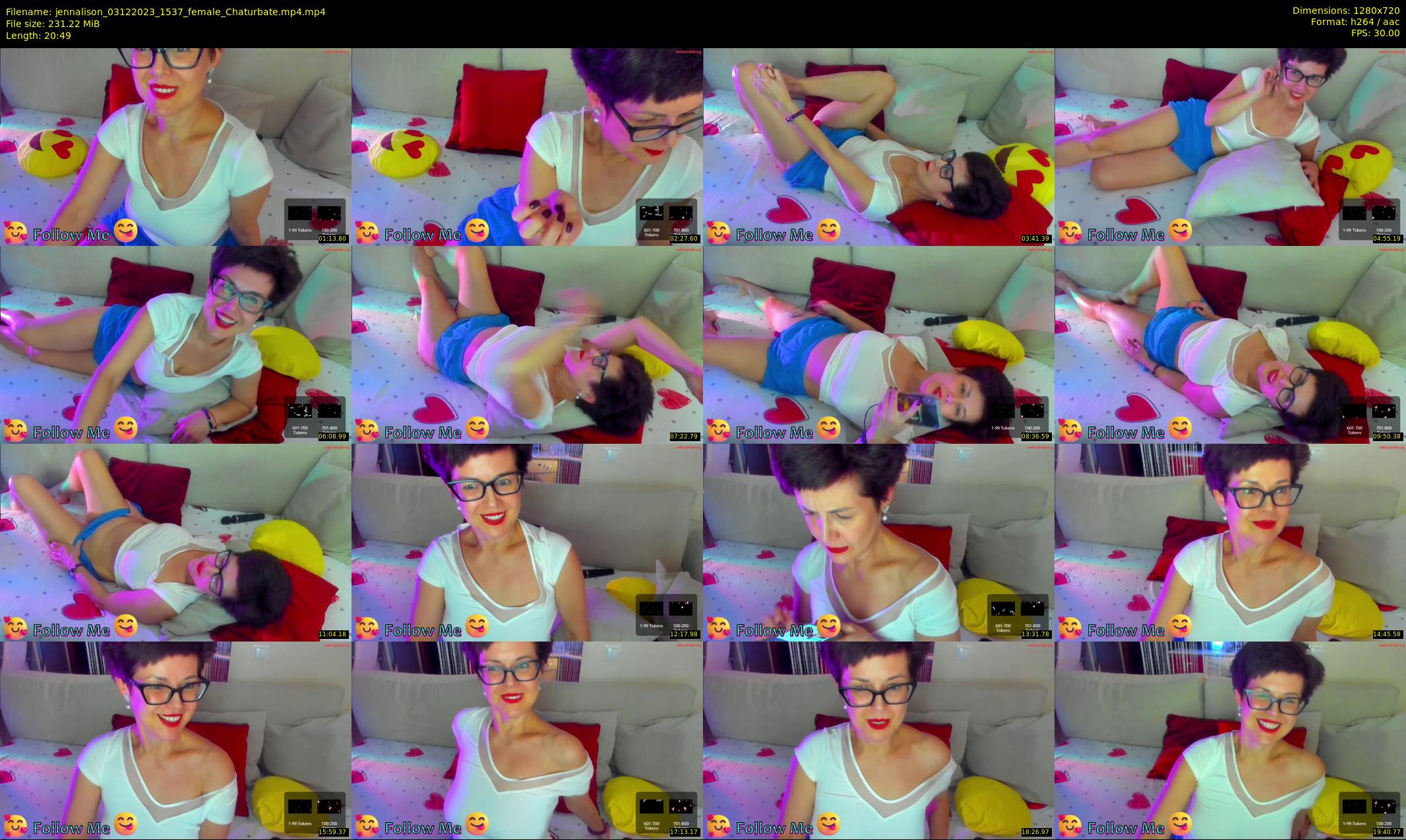 jennalison — 21 minute Chaturbate female cam show recording, 720p, Dec 3, 2023