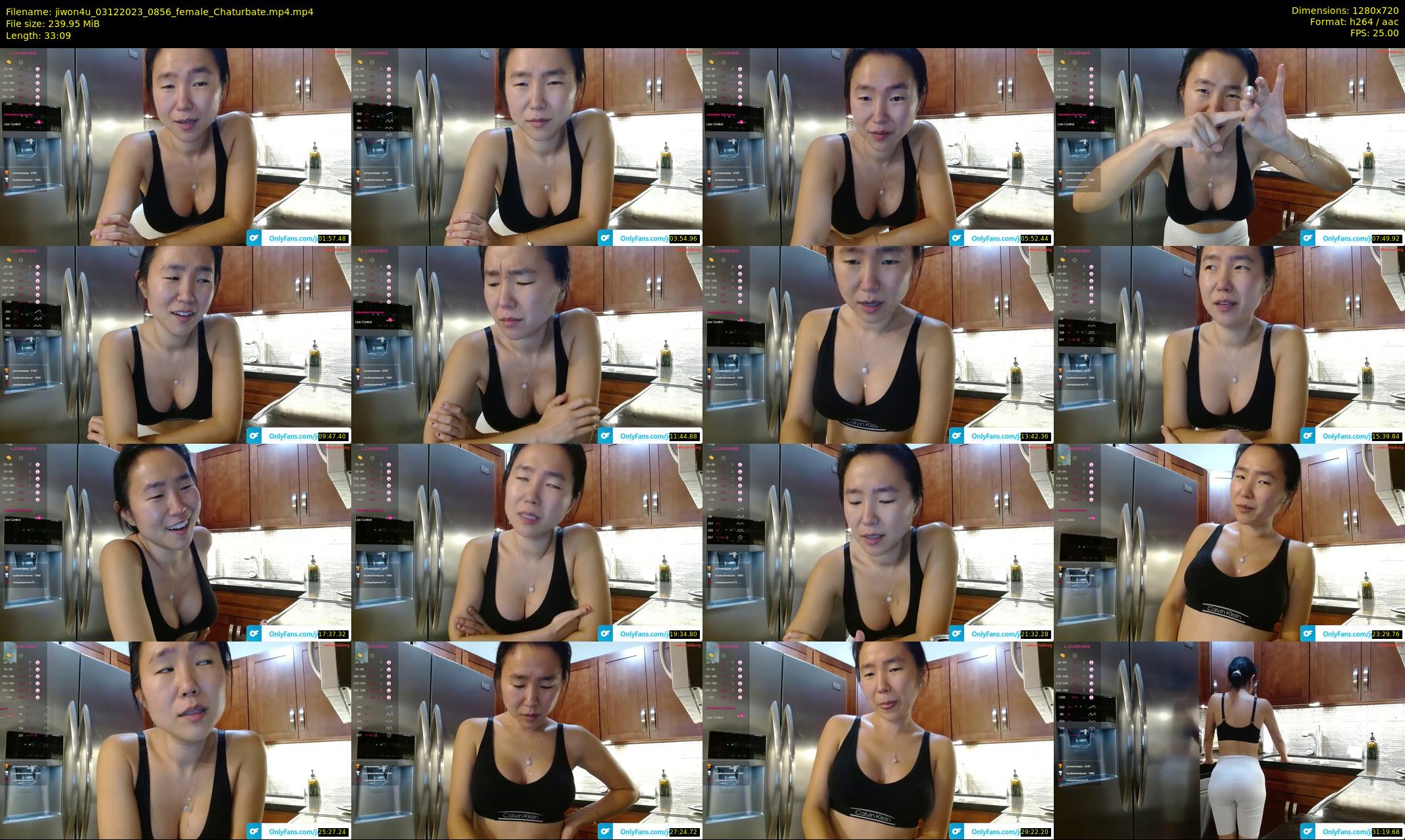jiwon4u — 34 minute Chaturbate female cam show recording, 720p, Dec 3, 2023