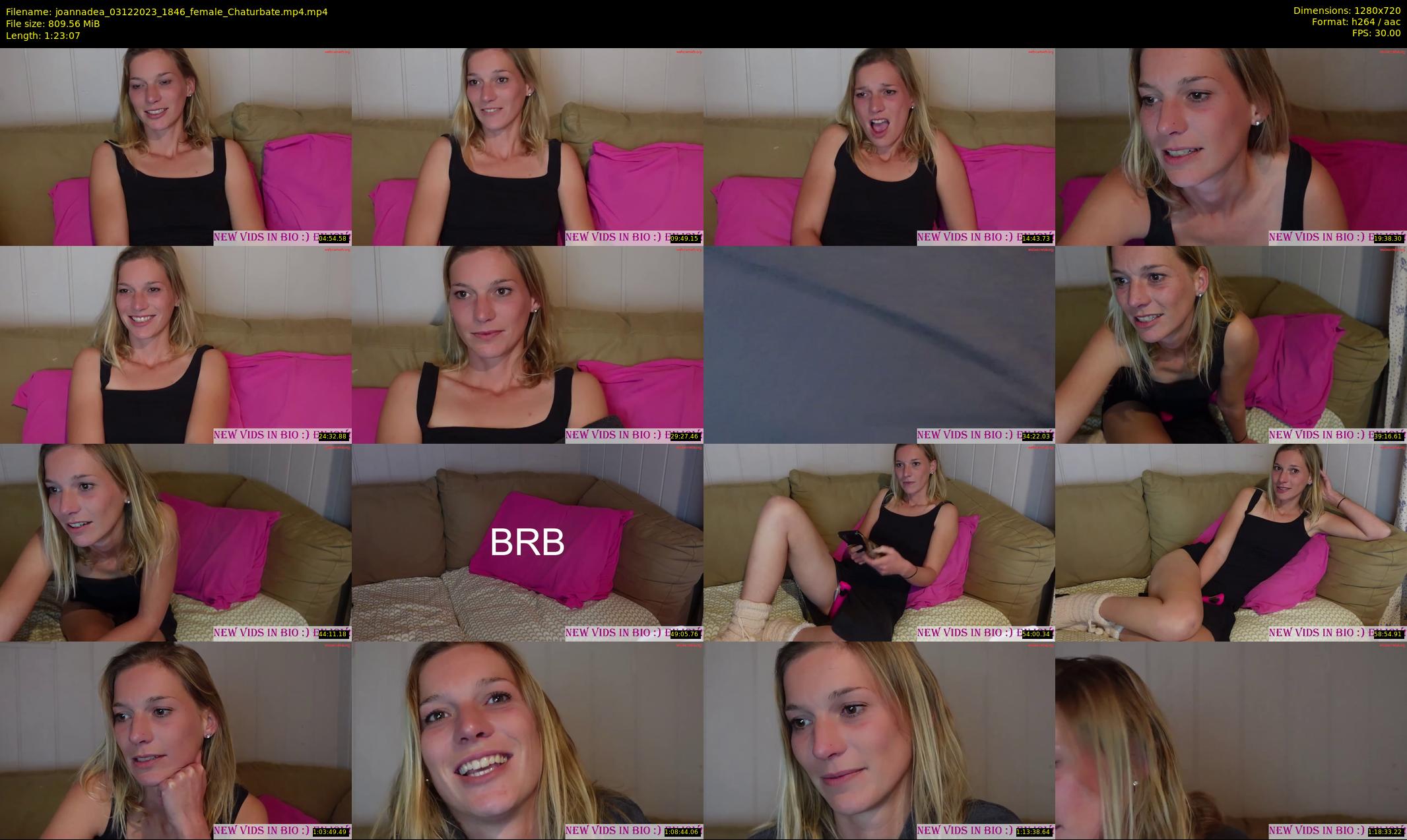 joannadea — 84 minute Chaturbate female cam show recording, 720p, Dec 3, 2023