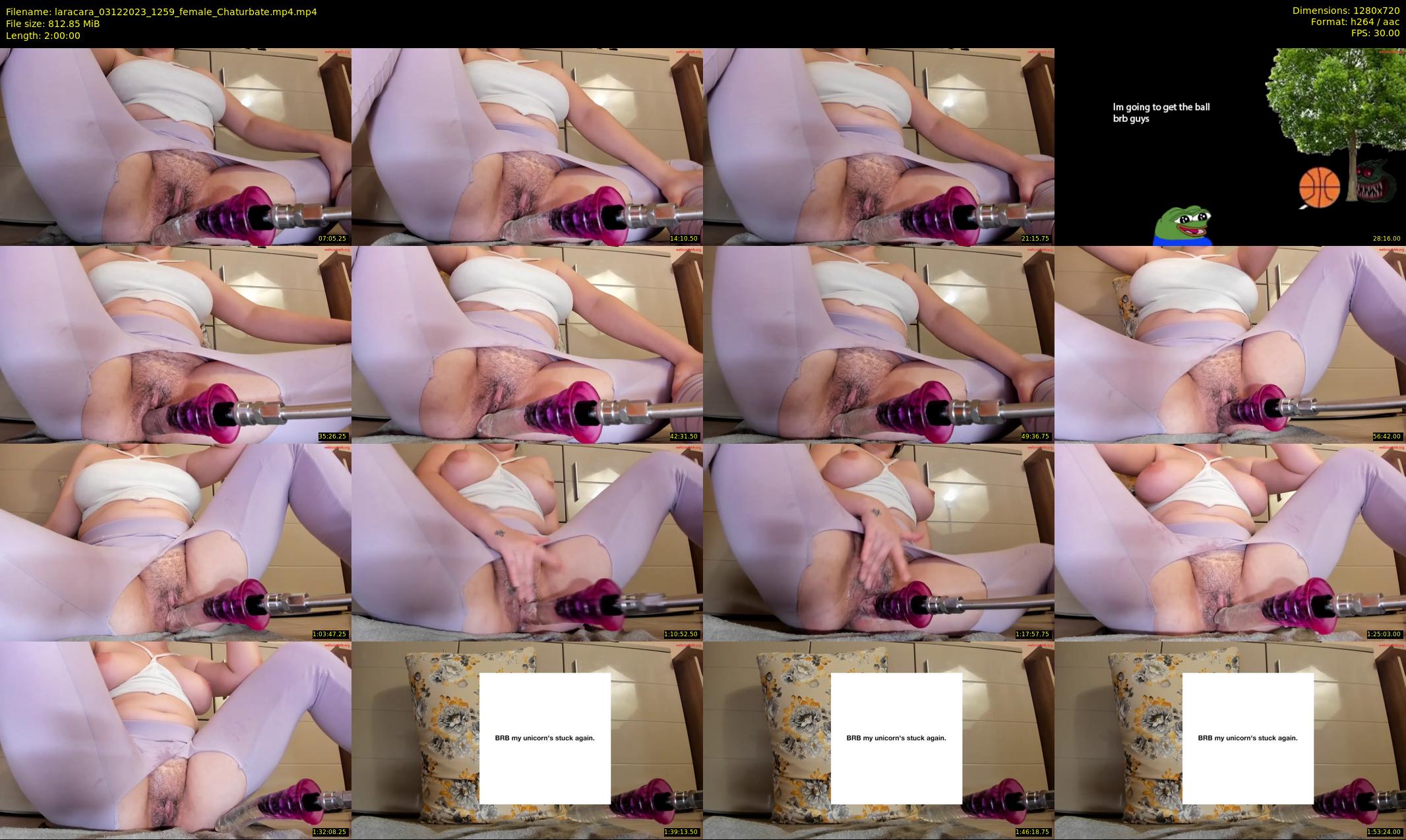 laracara — 120 minute Chaturbate female cam show recording, 720p, Dec 3, 2023
