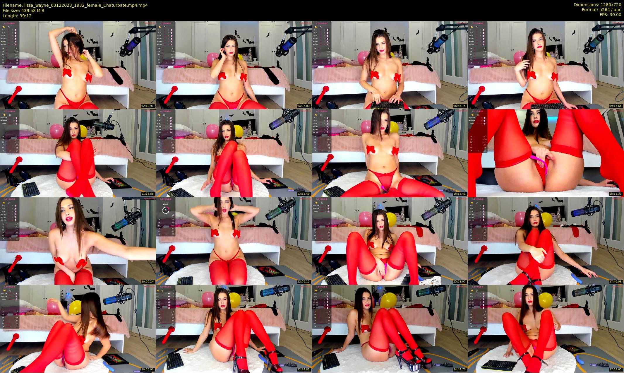 lissa_wayne — 40 minute Chaturbate female cam show recording, 720p, Dec 3, 2023