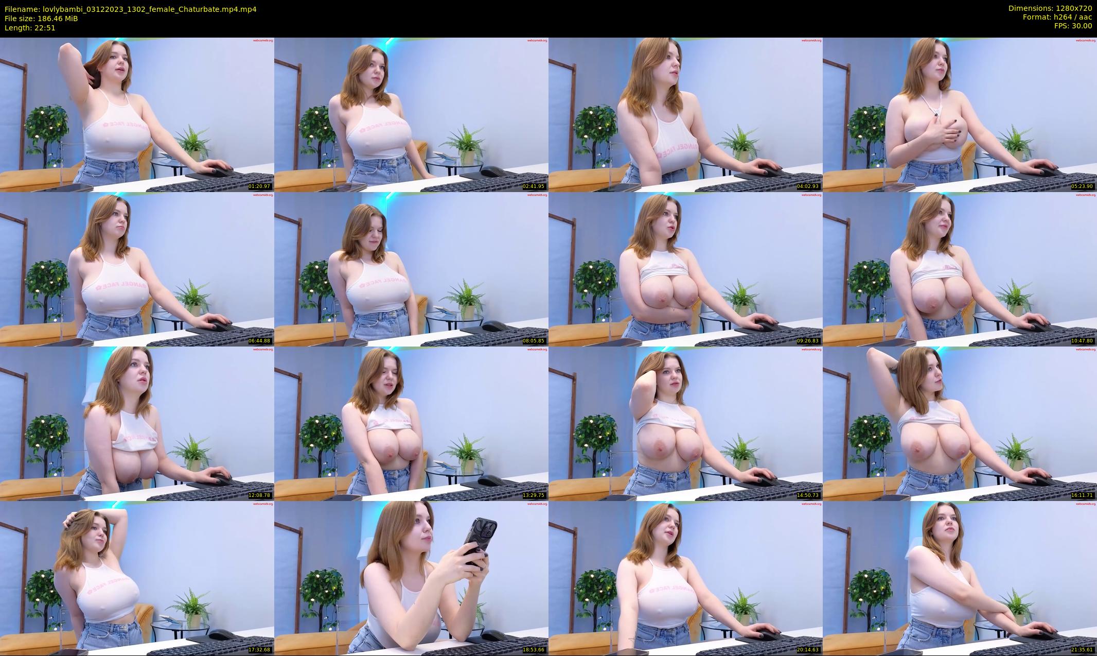 lovlybambi — 23 minute Chaturbate female cam show recording, 720p, Dec 3, 2023