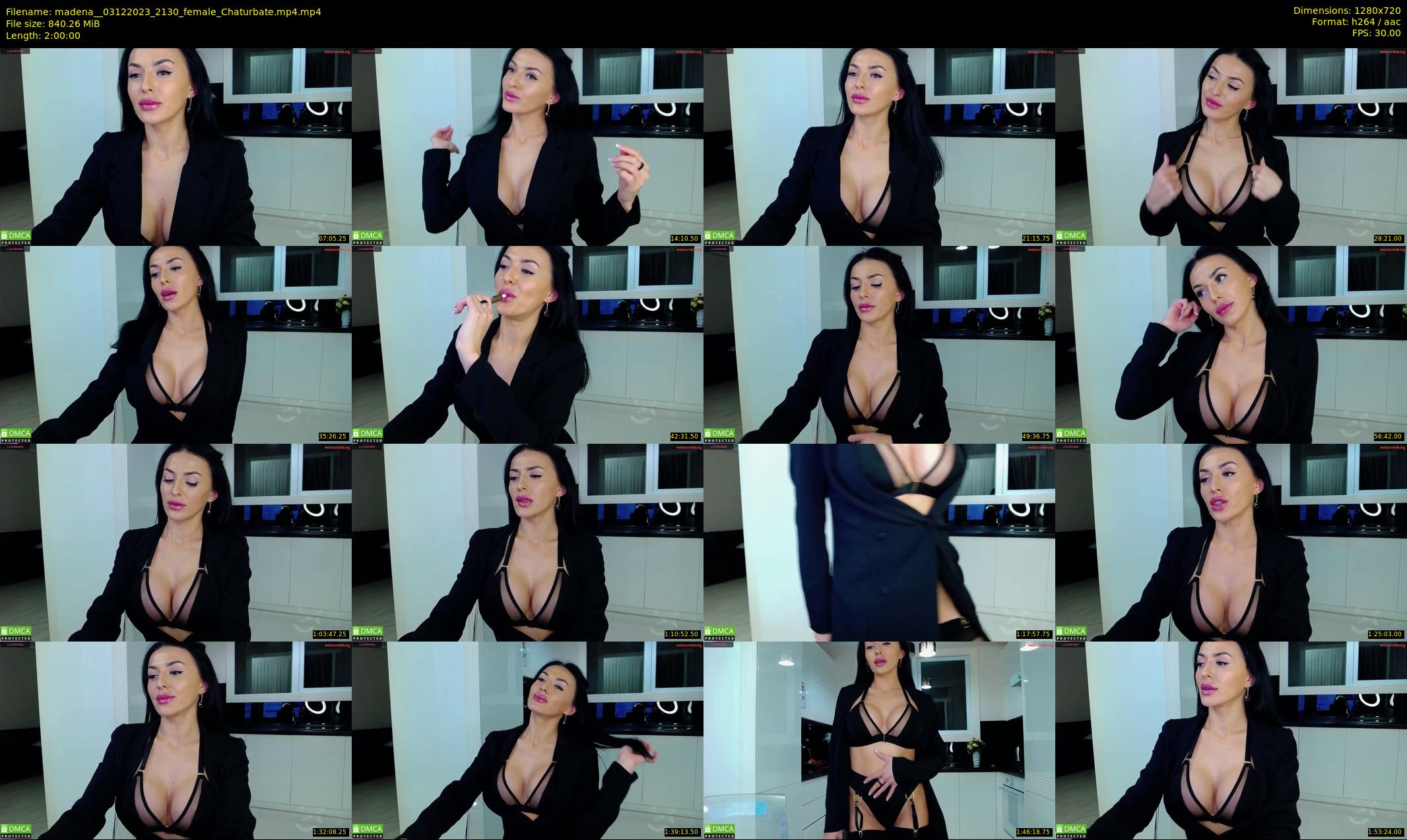 madena_ — 120 minute Chaturbate female cam show recording, 720p, Dec 3, 2023