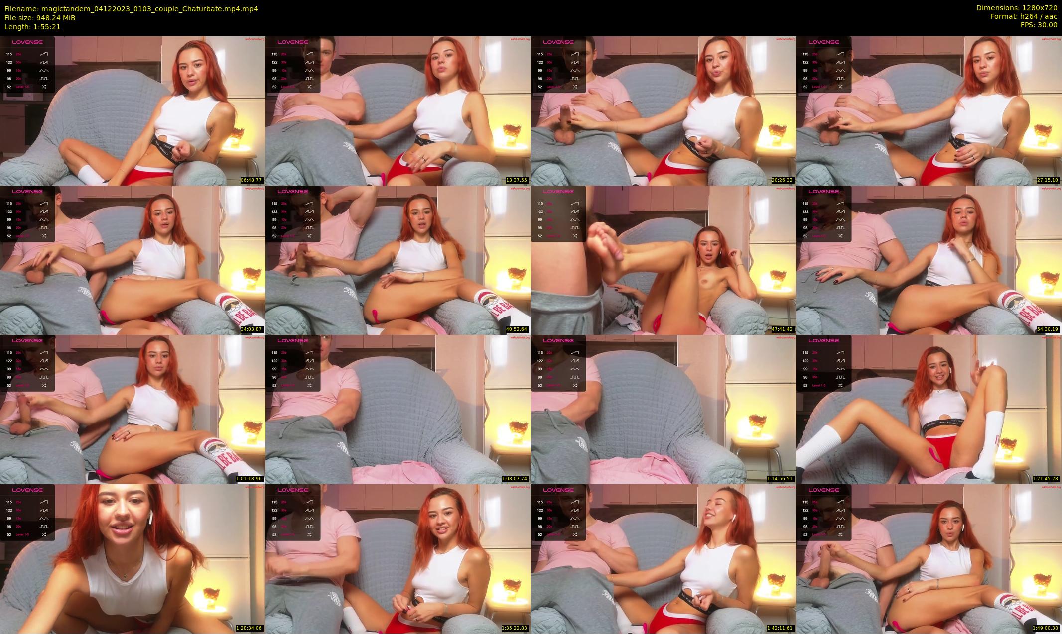 magictandem — 116 minute Chaturbate couple cam show recording, 720p, Dec 4, 2023