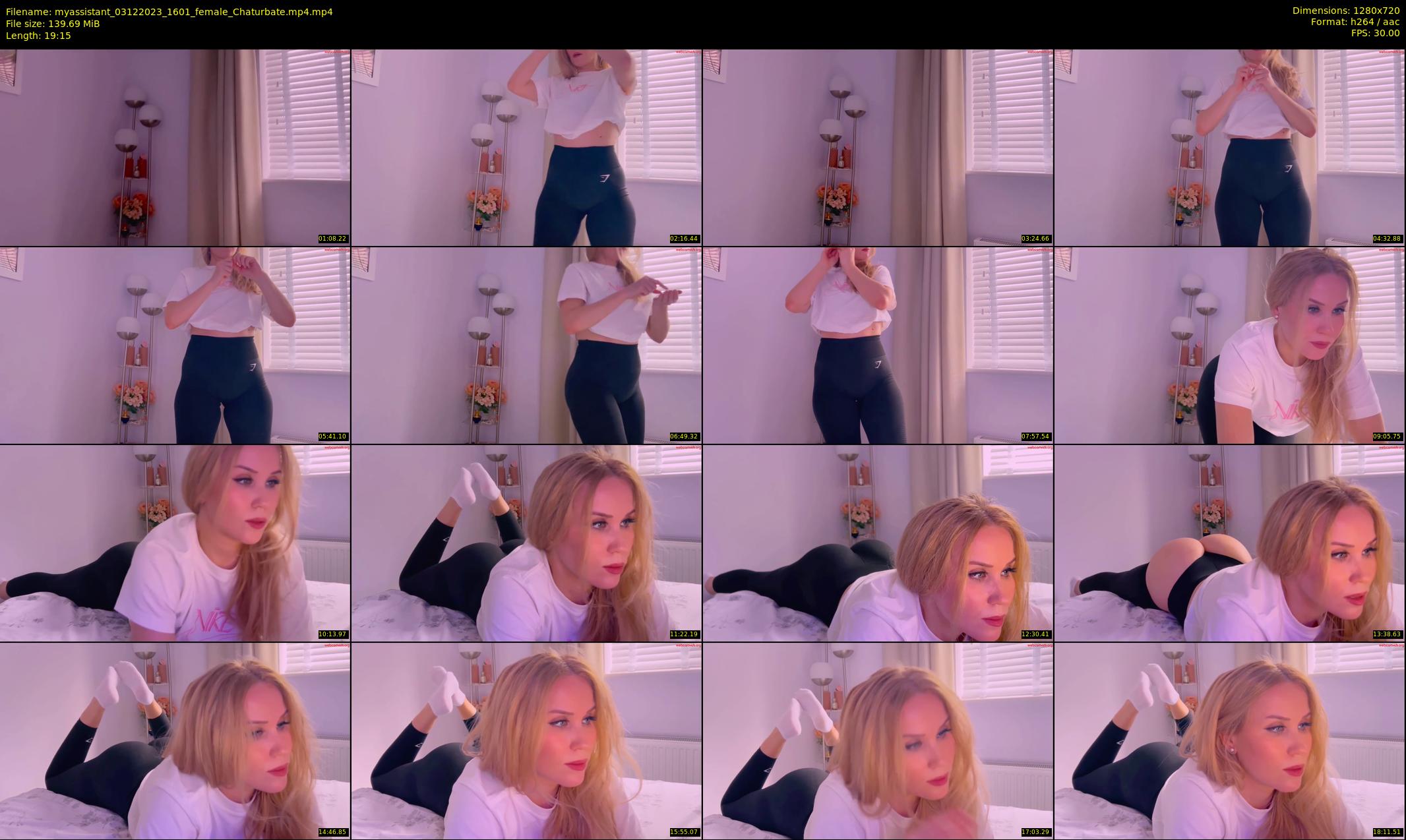 myassistant — 20 minute Chaturbate female cam show recording, 720p, Dec 3, 2023