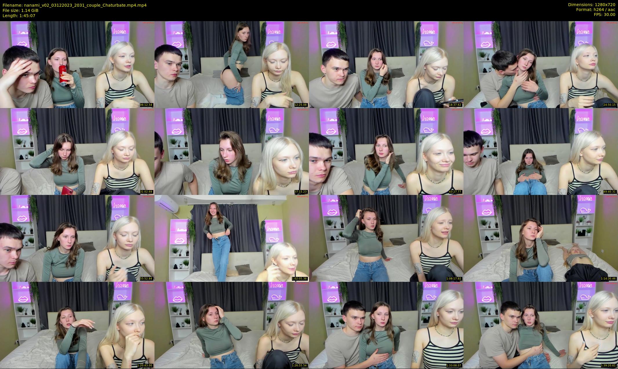 nanami_v02 — 106 minute Chaturbate couple cam show recording, 720p, Dec 3, 2023