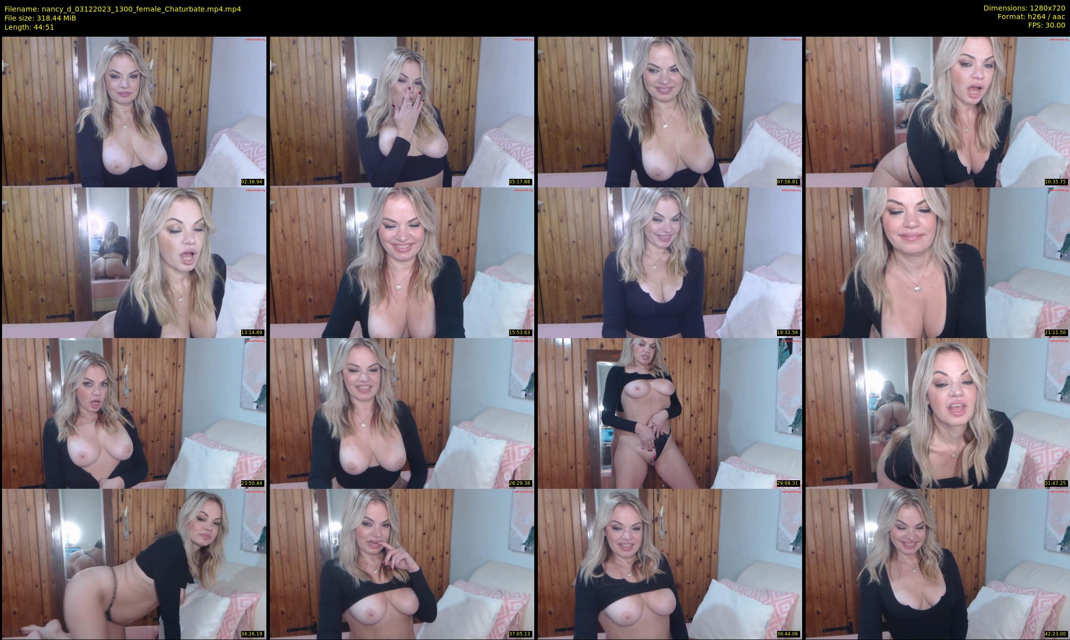 nancy_d — 45 minute Chaturbate female cam show recording, 720p, Dec 3, 2023