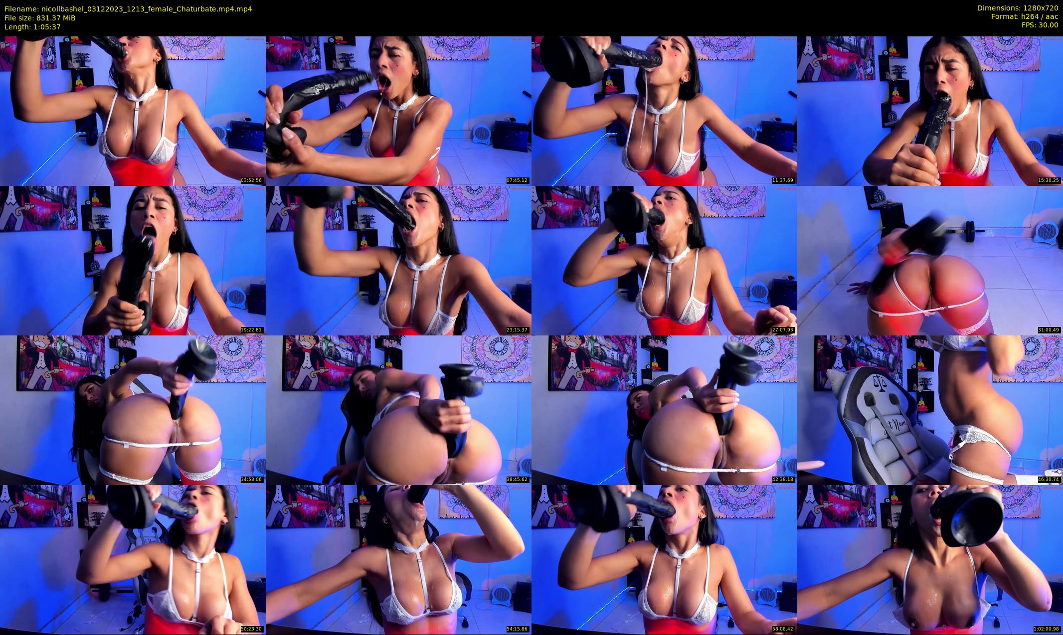 nicollbashel — 66 minute Chaturbate female cam show recording, 720p, Dec 3, 2023