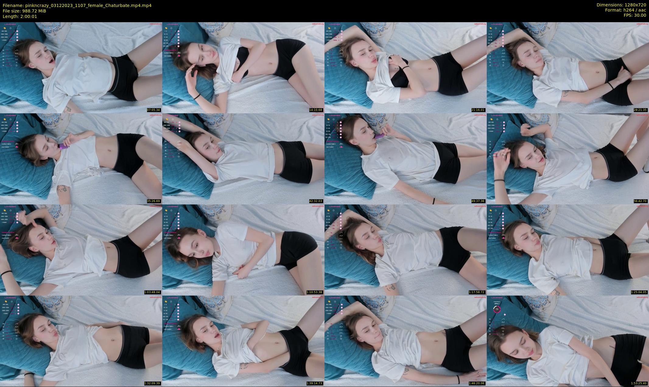 pinkncrazy — 121 minute Chaturbate female cam show recording, 720p, Dec 3, 2023