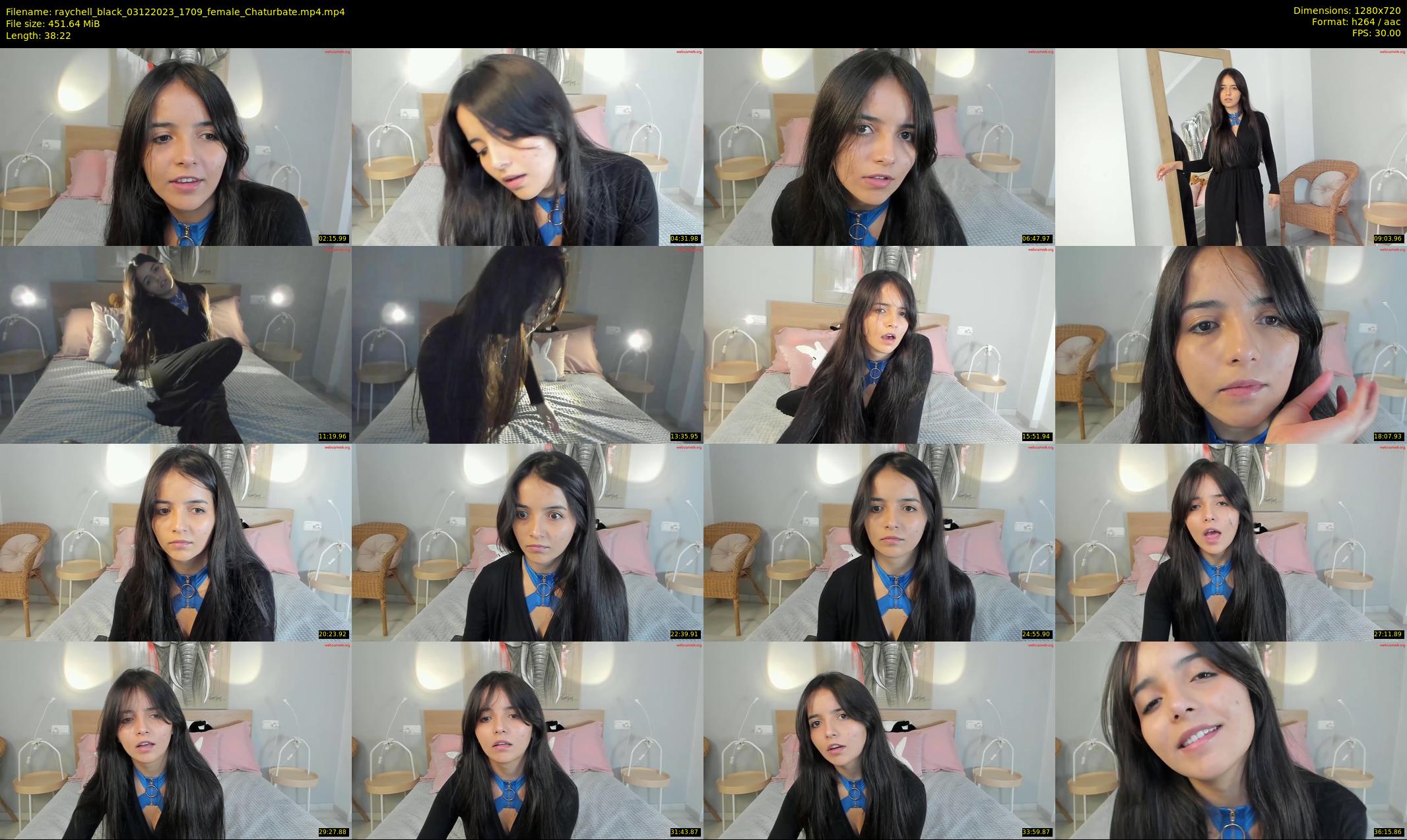 raychell_black — 39 minute Chaturbate female cam show recording, 720p, Dec 3, 2023