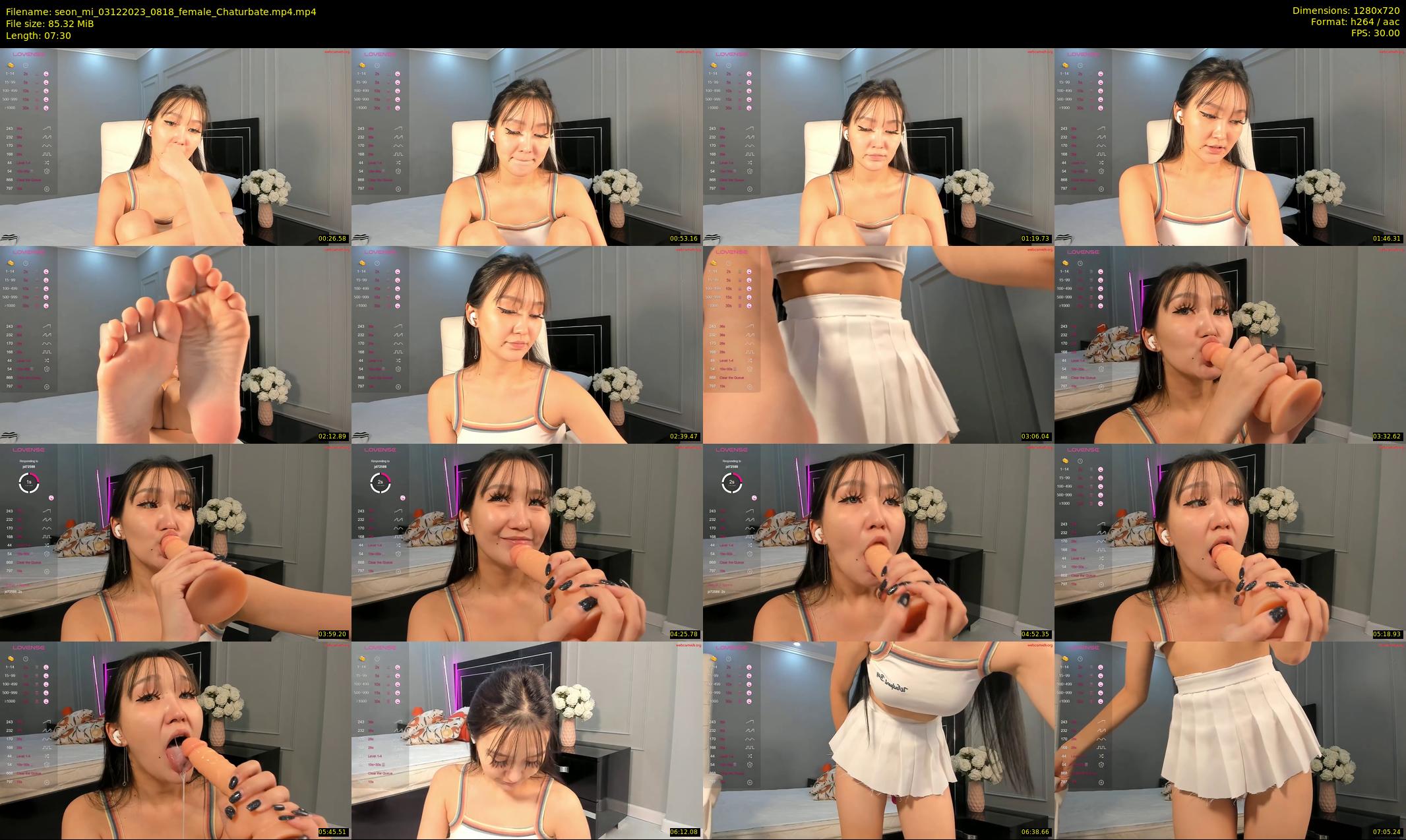 seon_mi — 8 minute Chaturbate female cam show recording, 720p, Dec 3, 2023