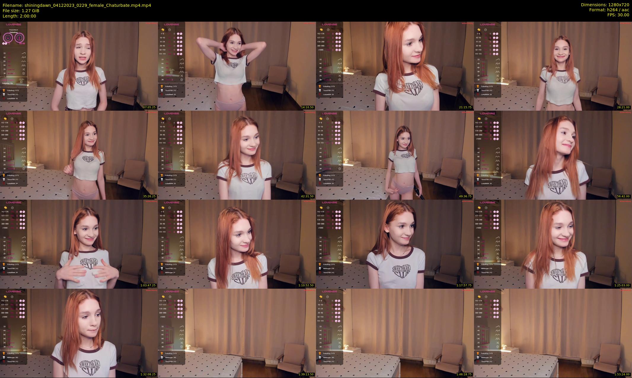 shiningdawn — 120 minute Chaturbate female cam show recording, 720p, Dec 4, 2023