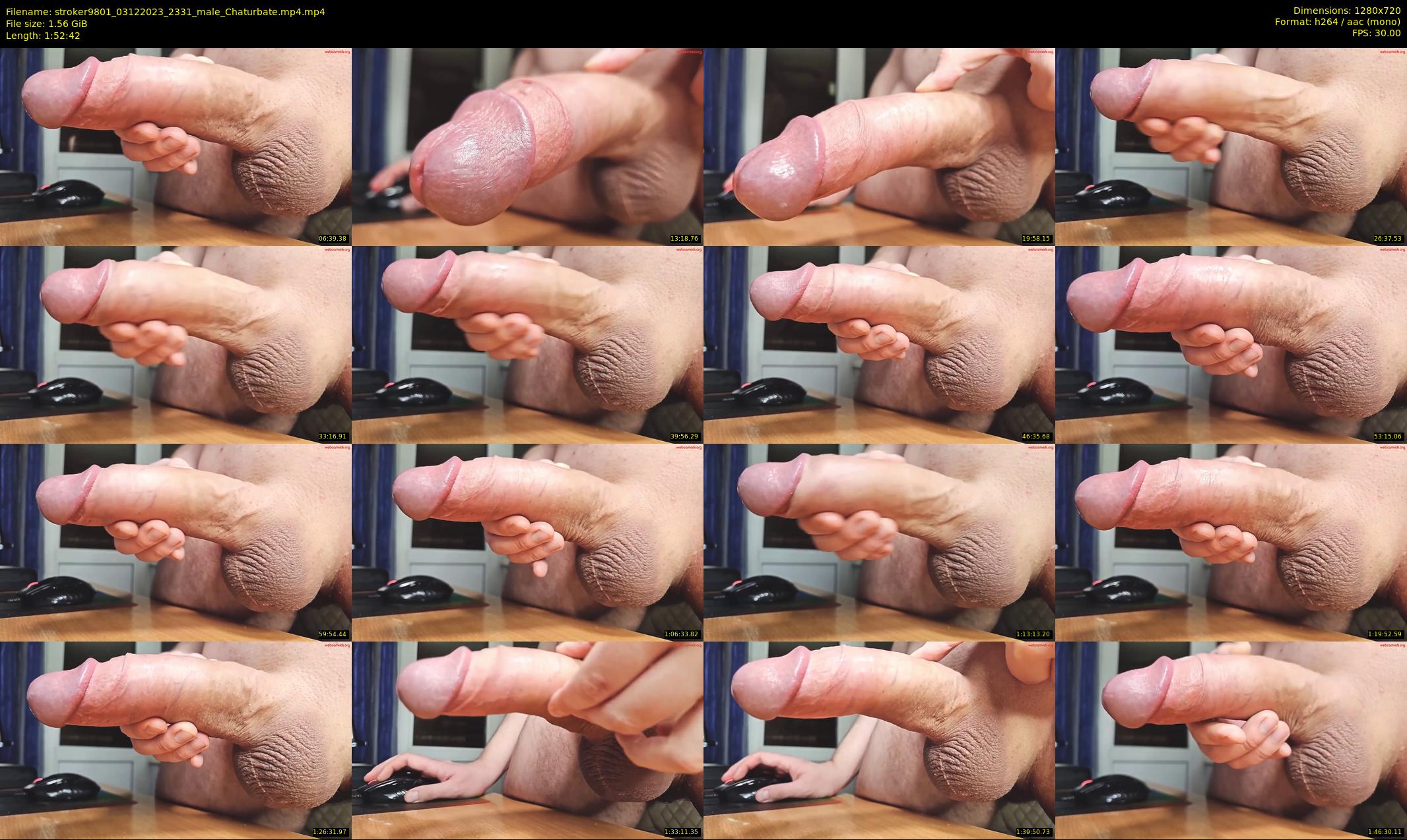stroker9801 — 113 minute Chaturbate male cam show recording, 720p, Dec 3, 2023