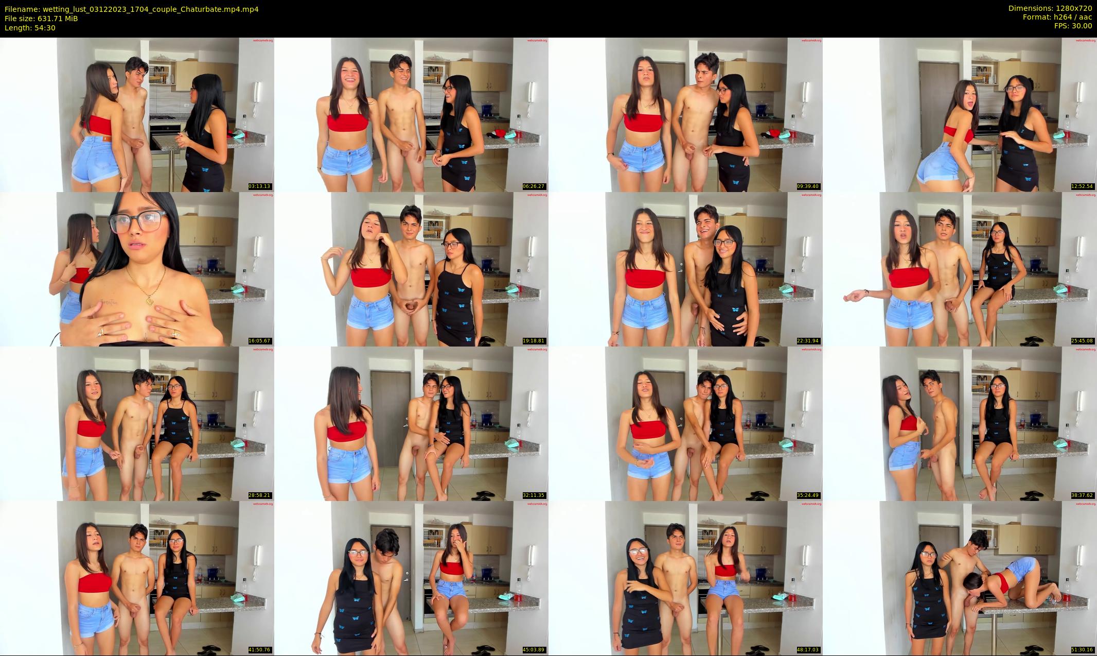 wetting_lust — 55 minute Chaturbate couple cam show recording, 720p, Dec 3, 2023