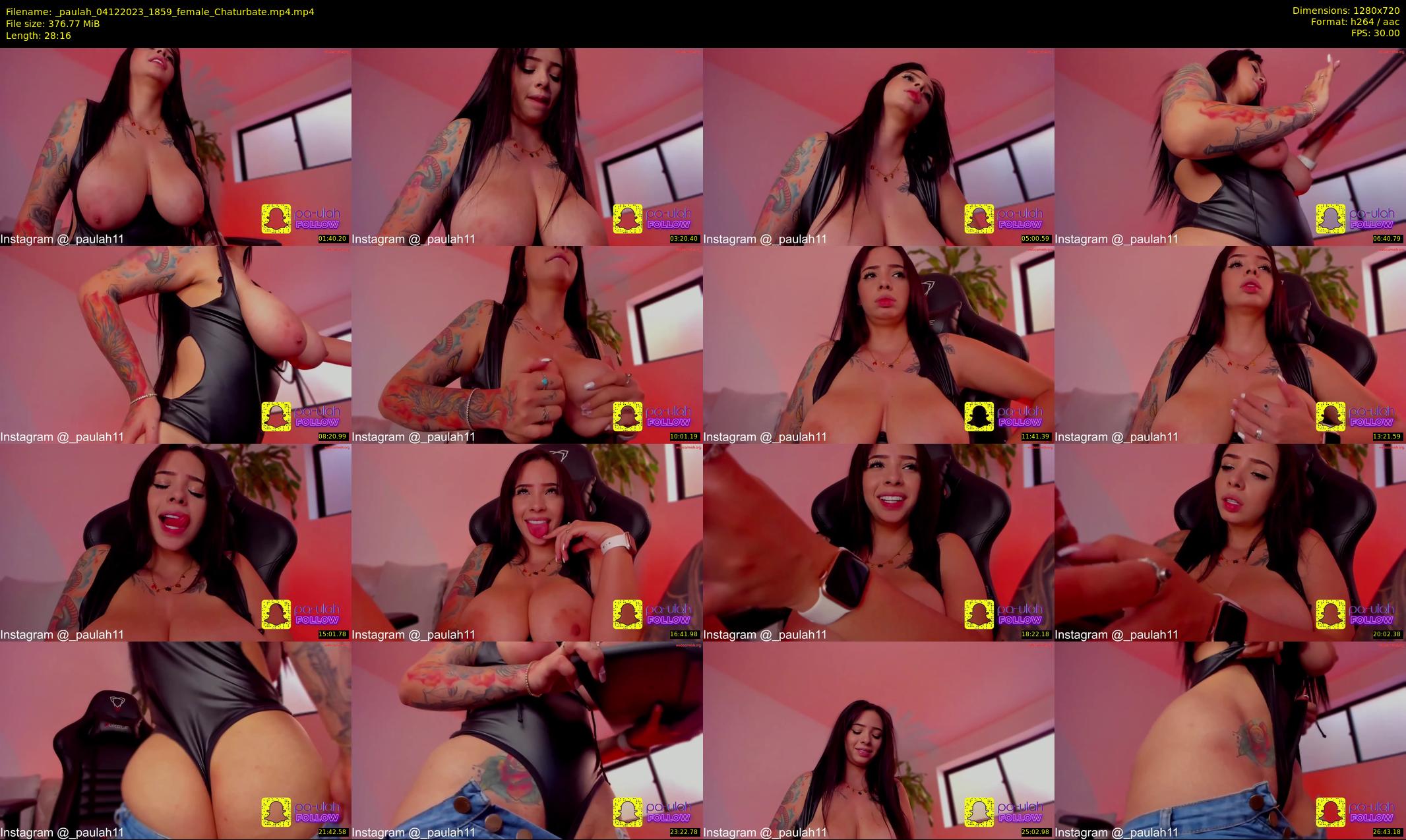 _paulah — 29 minute Chaturbate female cam show recording, 720p, Dec 4, 2023