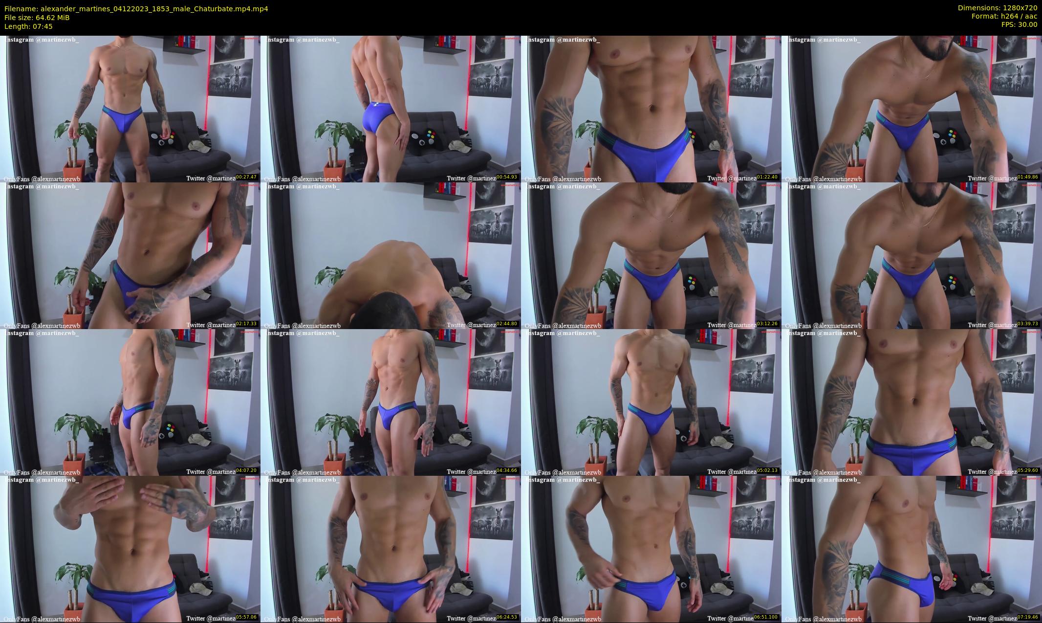 alexander_martines — 8 minute Chaturbate male cam show recording, 720p, Dec 4, 2023