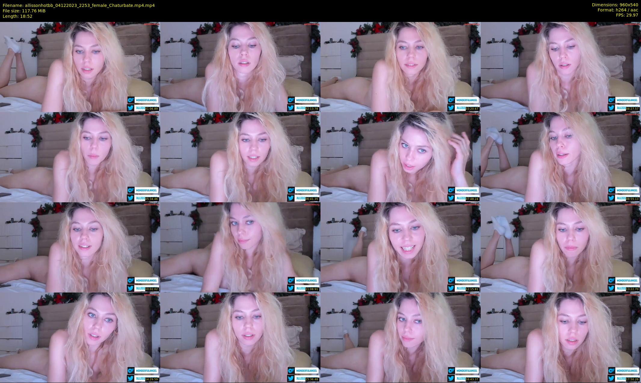 allissonhotbb — 19 minute Chaturbate female cam show recording, 480p, Dec 4, 2023