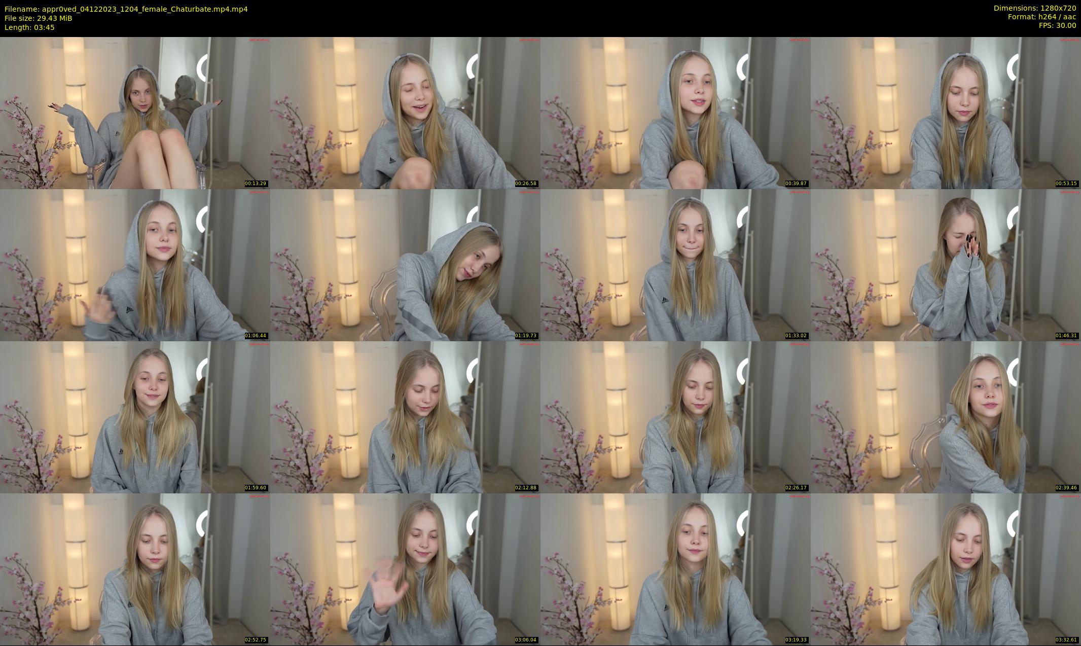 appr0ved — 4 minute Chaturbate female cam show recording, 720p, Dec 4, 2023