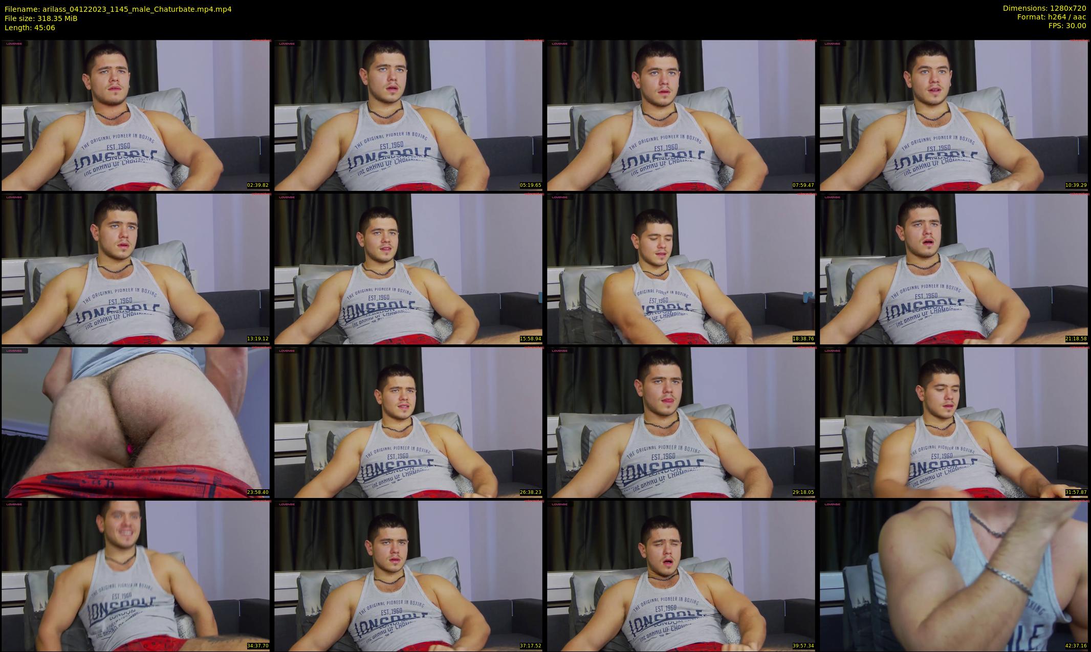 arilass — 46 minute Chaturbate male cam show recording, 720p, Dec 4, 2023