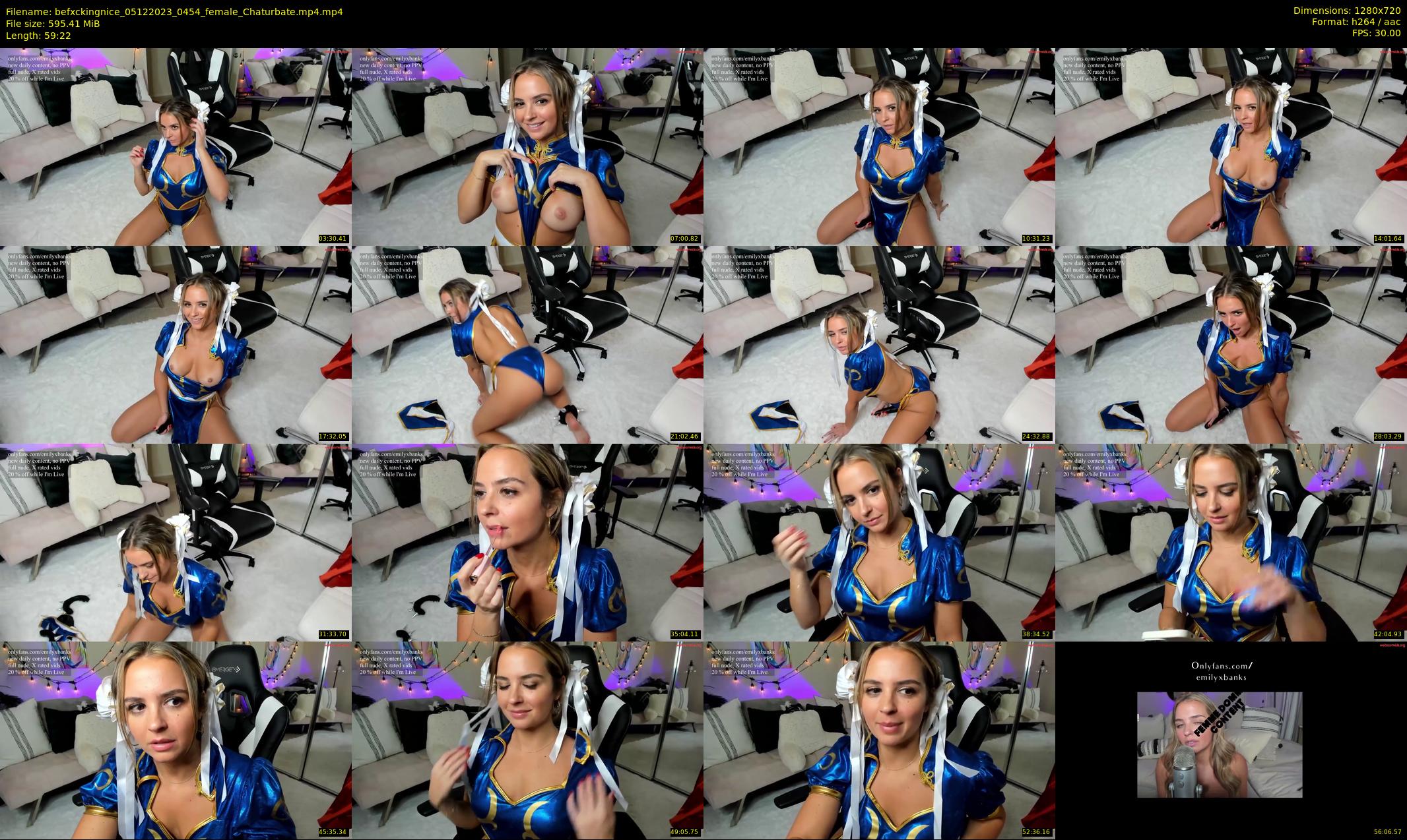 befxckingnice — 60 minute Chaturbate female cam show recording, 720p, Dec 5, 2023