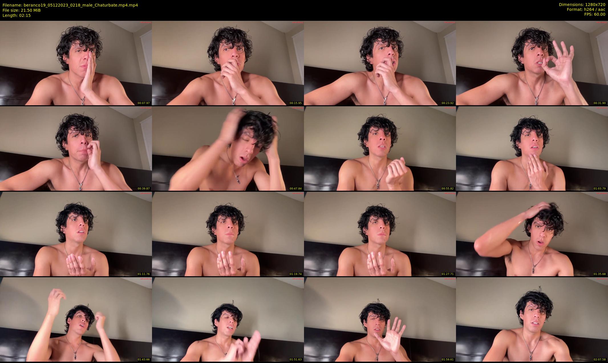 beranco19 — 3 minute Chaturbate male cam show recording, 720p, Dec 5, 2023
