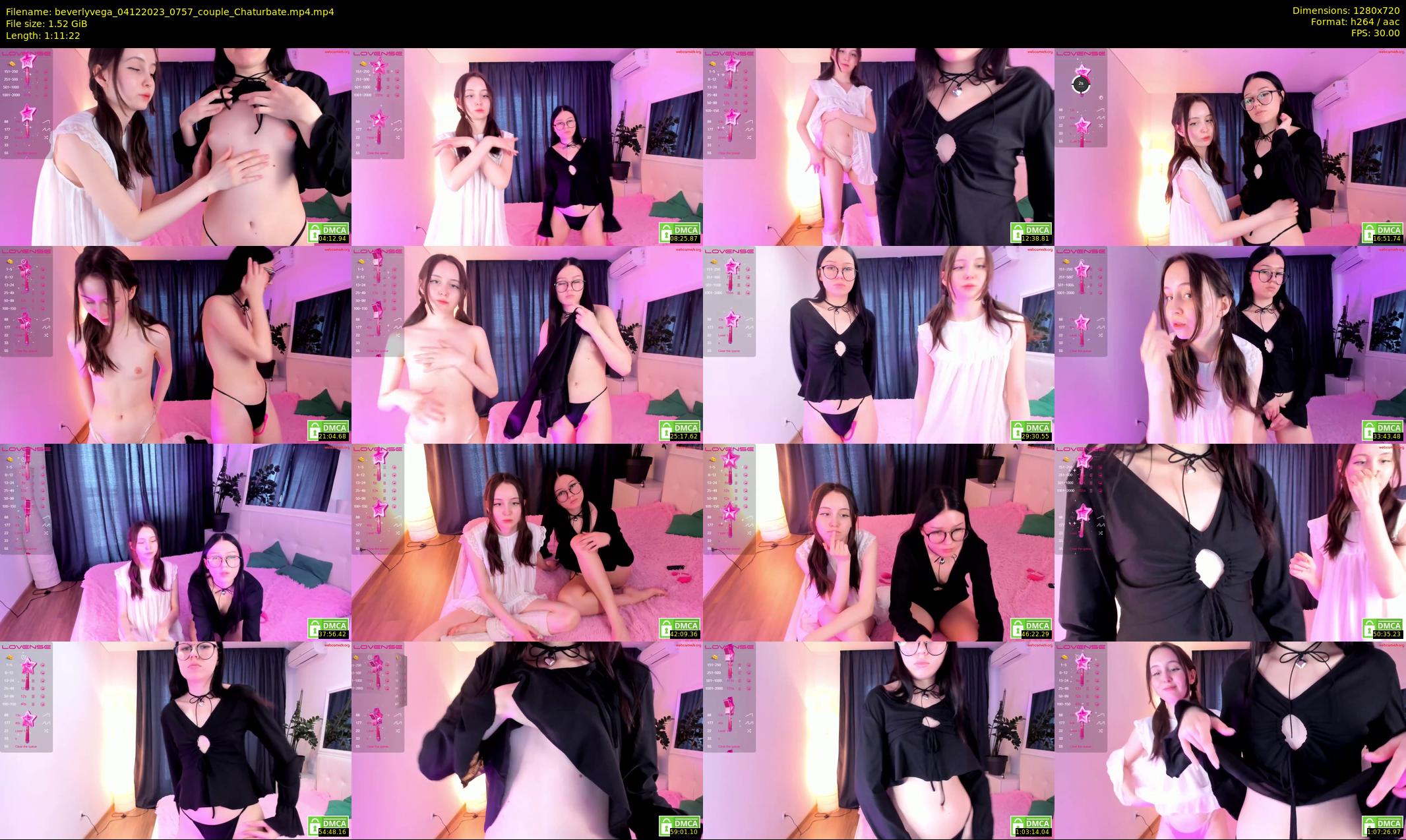 beverlyvega — 72 minute Chaturbate couple cam show recording, 720p, Dec 4, 2023