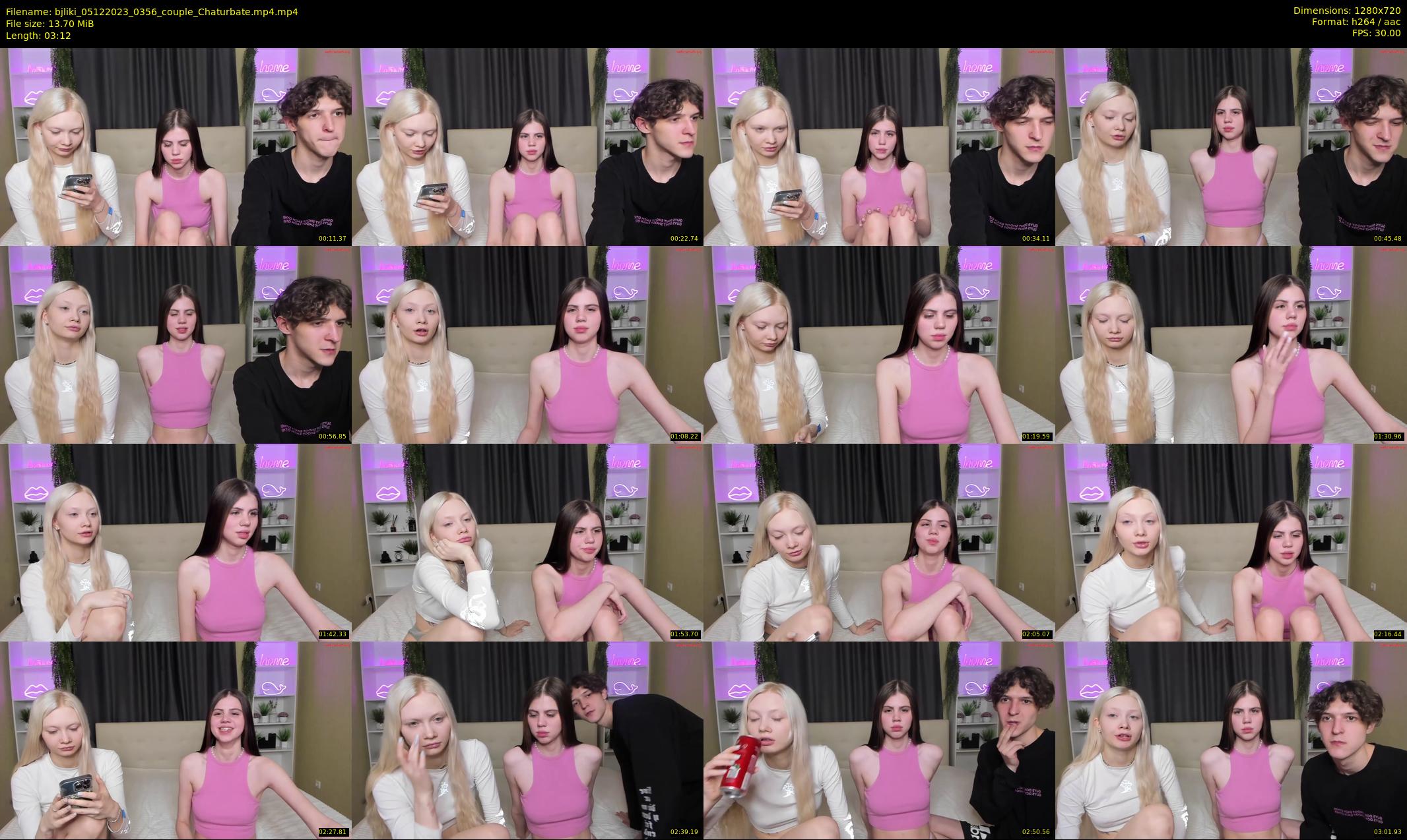 bjliki — 4 minute Chaturbate couple cam show recording, 720p, Dec 5, 2023