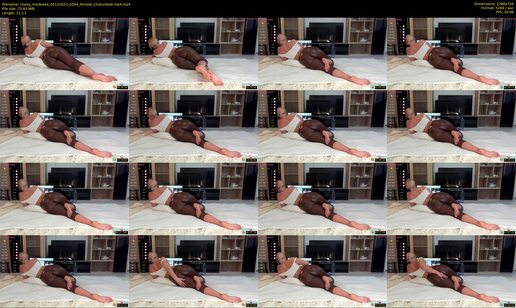 classy_medeeea — 12 minute Chaturbate female cam show recording, 720p, Dec 5, 2023