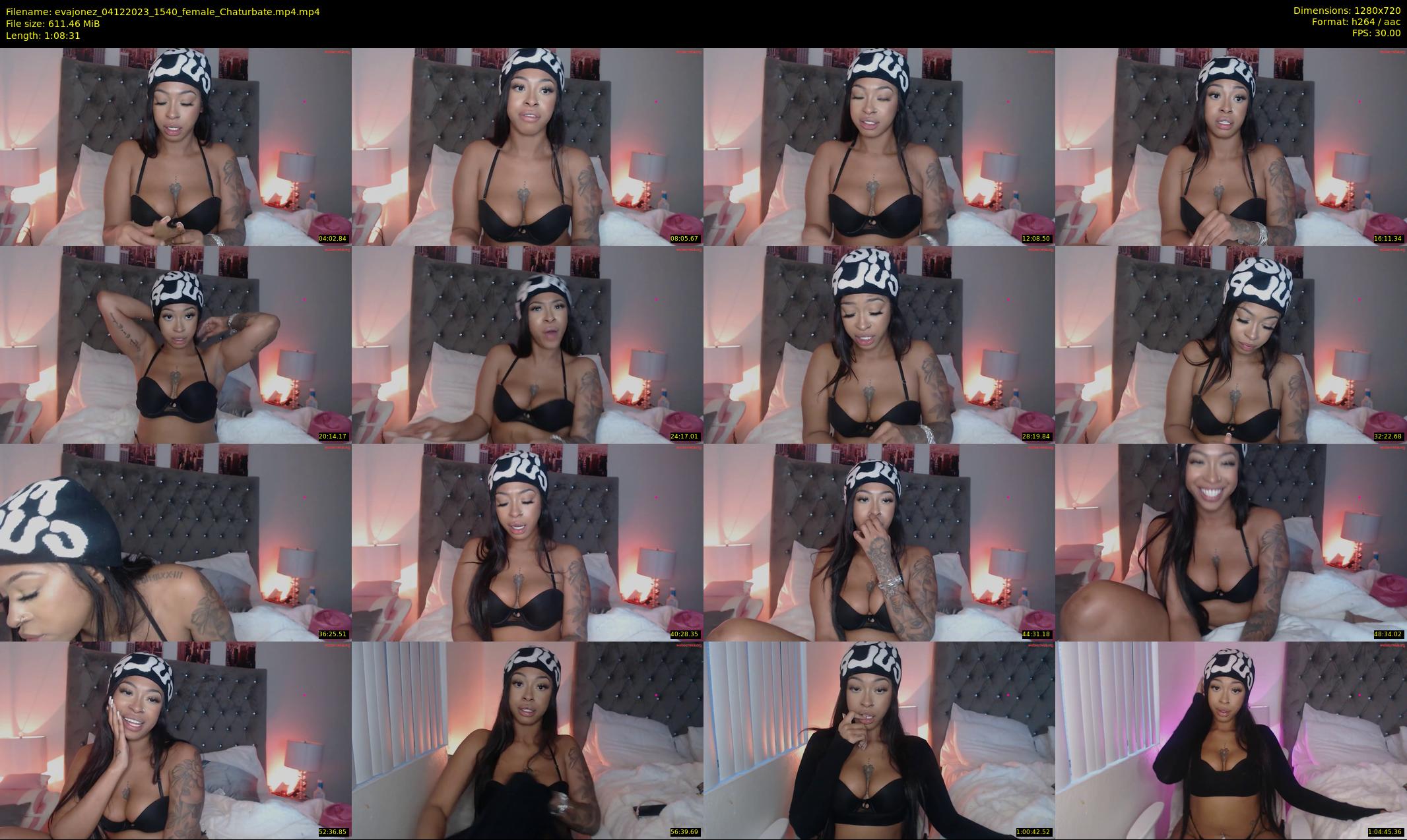 evajonez — 69 minute Chaturbate female cam show recording, 720p, Dec 4, 2023
