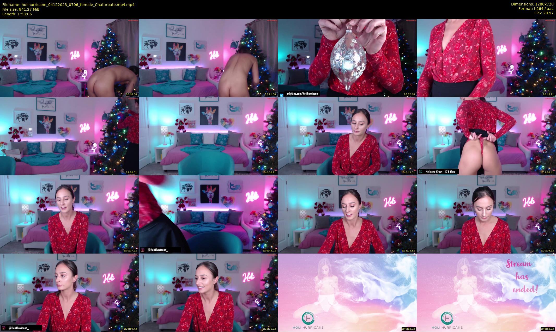 holihurricane — 114 minute Chaturbate female cam show recording, 720p, Dec 4, 2023