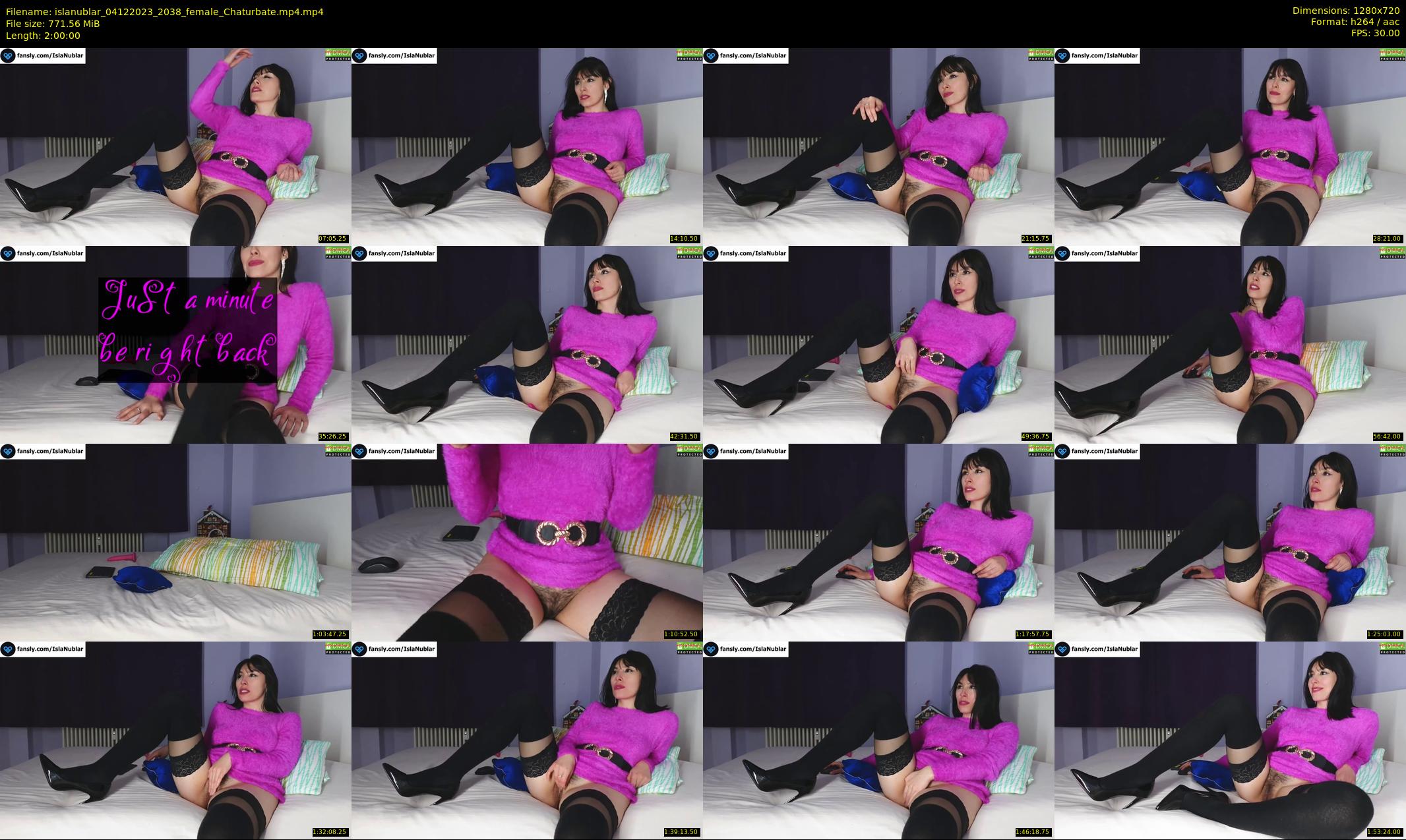 islanublar — 120 minute Chaturbate female cam show recording, 720p, Dec 4, 2023