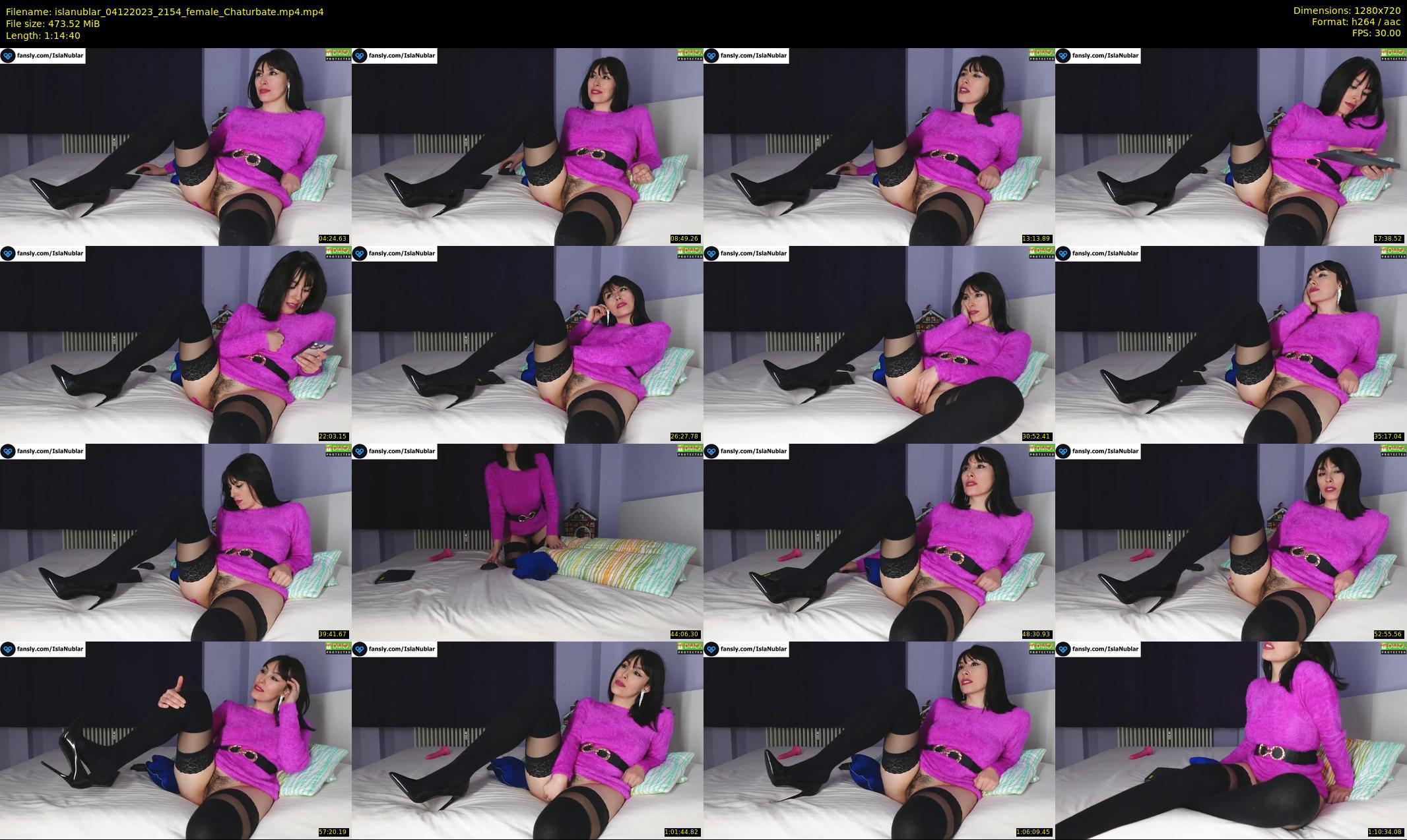 islanublar — 75 minute Chaturbate female cam show recording, 720p, Dec 4, 2023