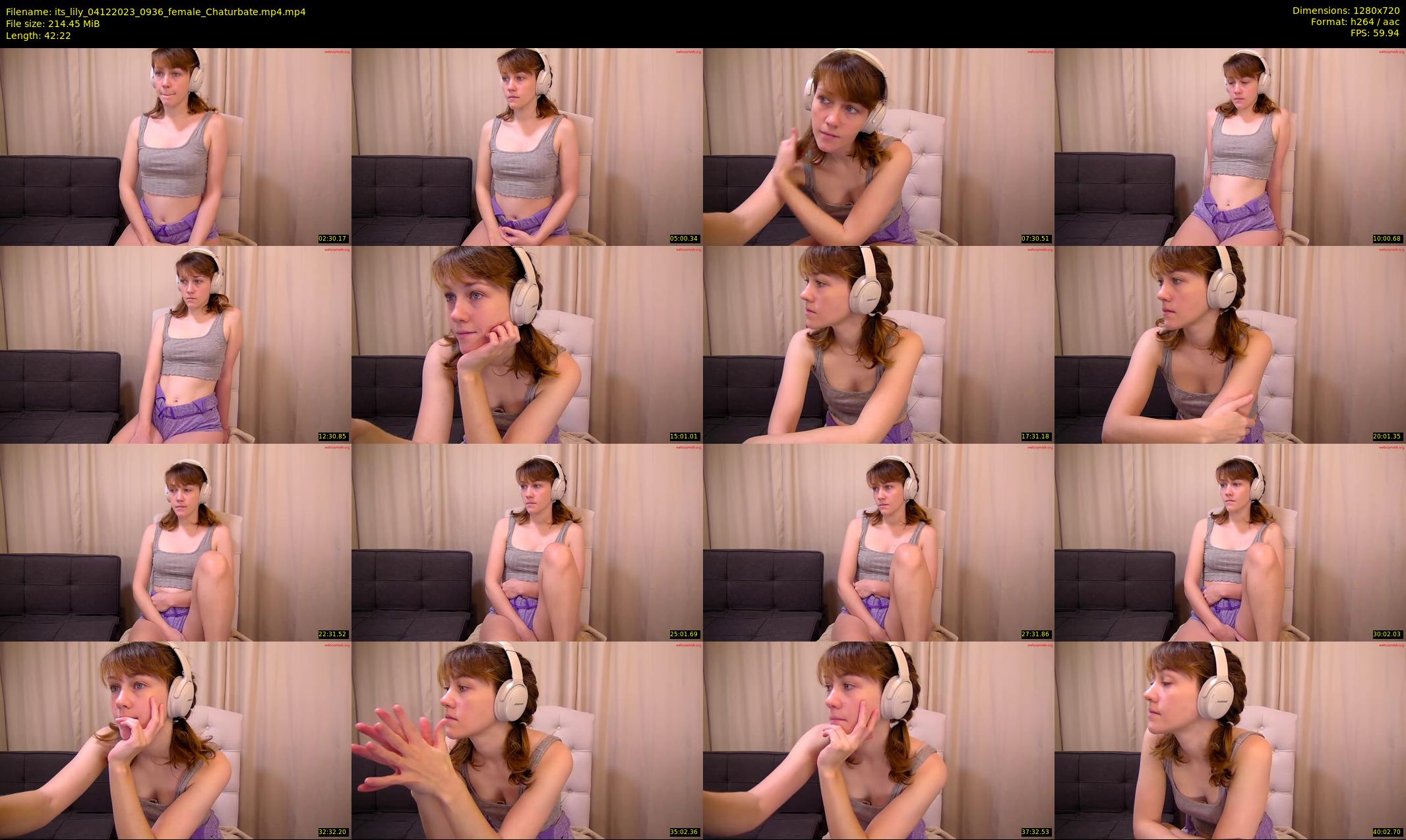 its_lily — 43 minute Chaturbate female cam show recording, 720p, Dec 4, 2023