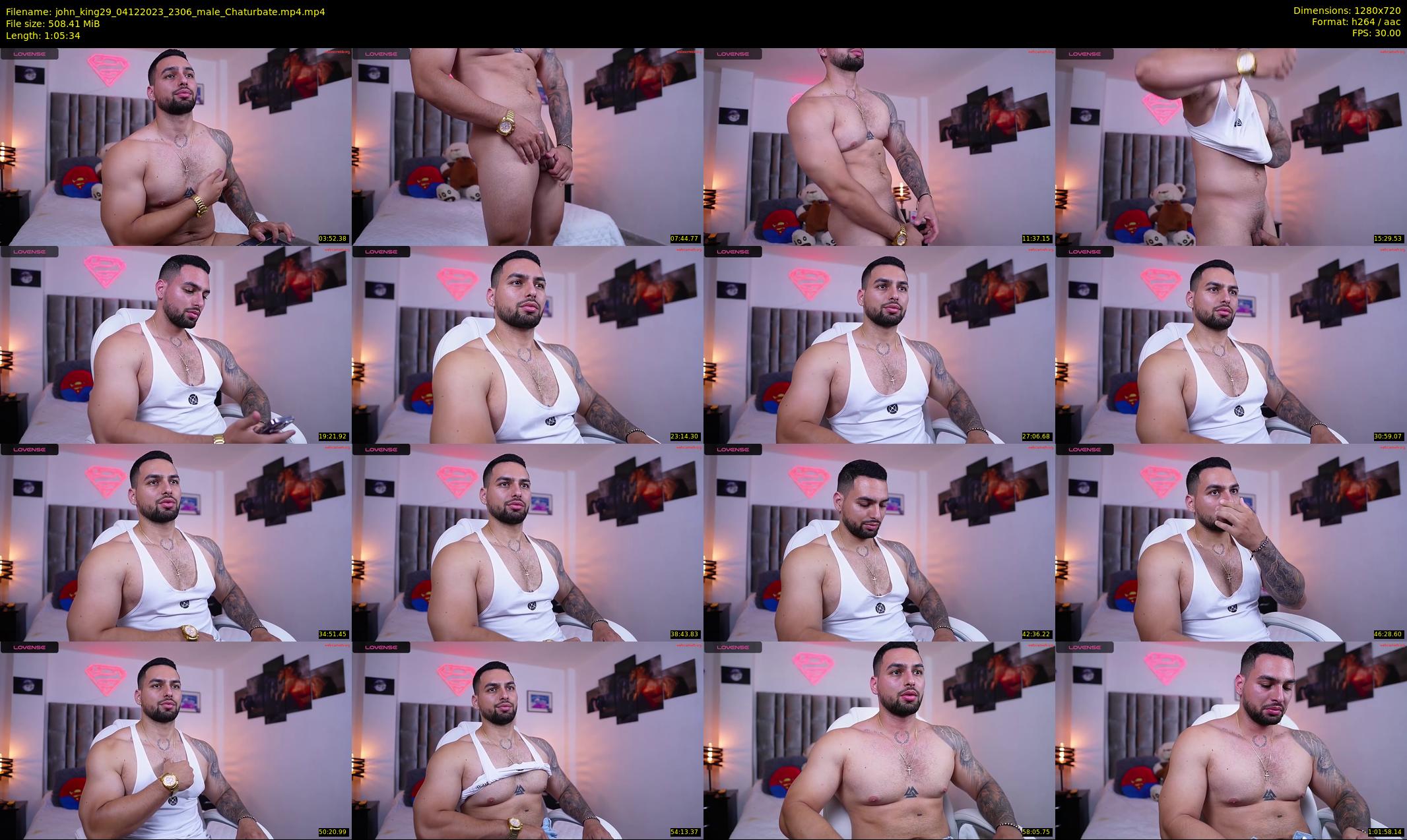 john_king29 — 66 minute Chaturbate male cam show recording, 720p, Dec 4, 2023