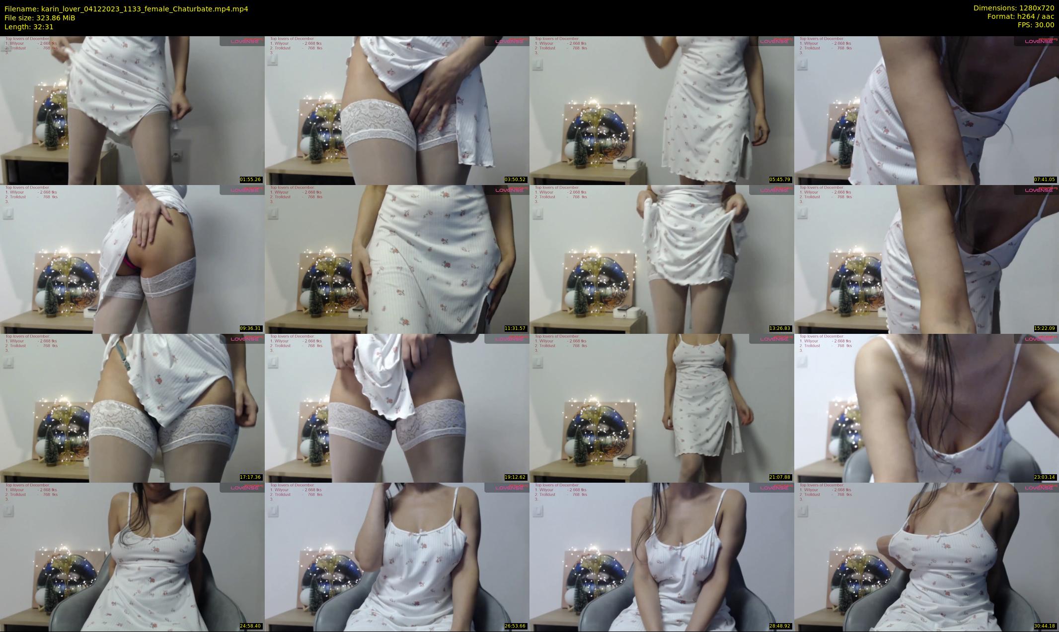 karin_lover — 33 minute Chaturbate female cam show recording, 720p, Dec 4, 2023