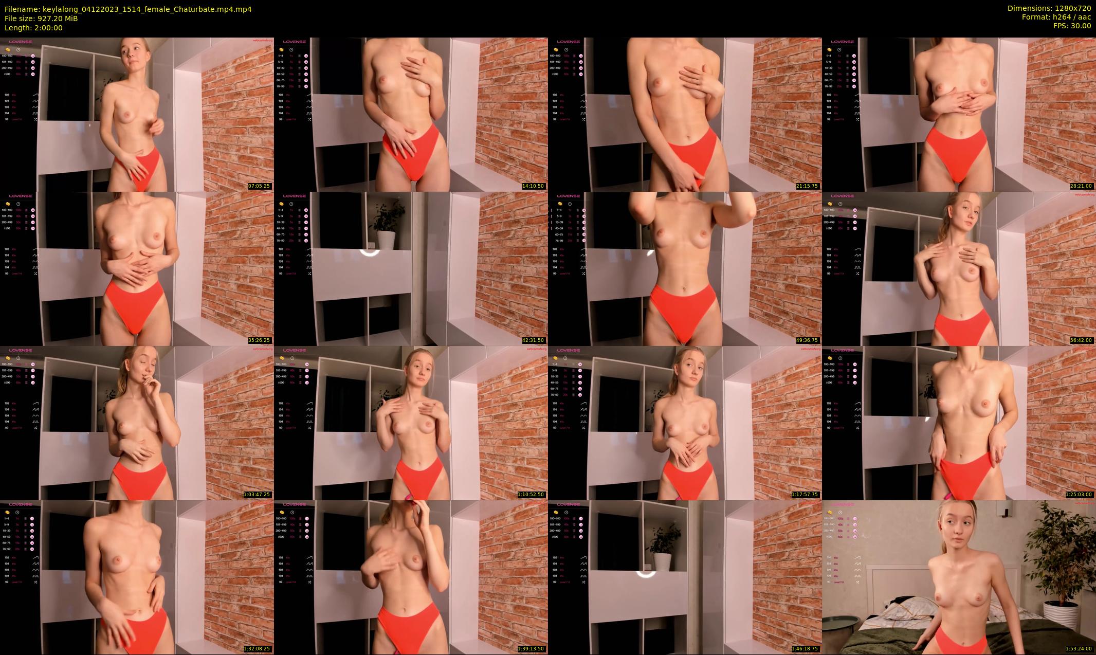 keylalong — 120 minute Chaturbate female cam show recording, 720p, Dec 4, 2023