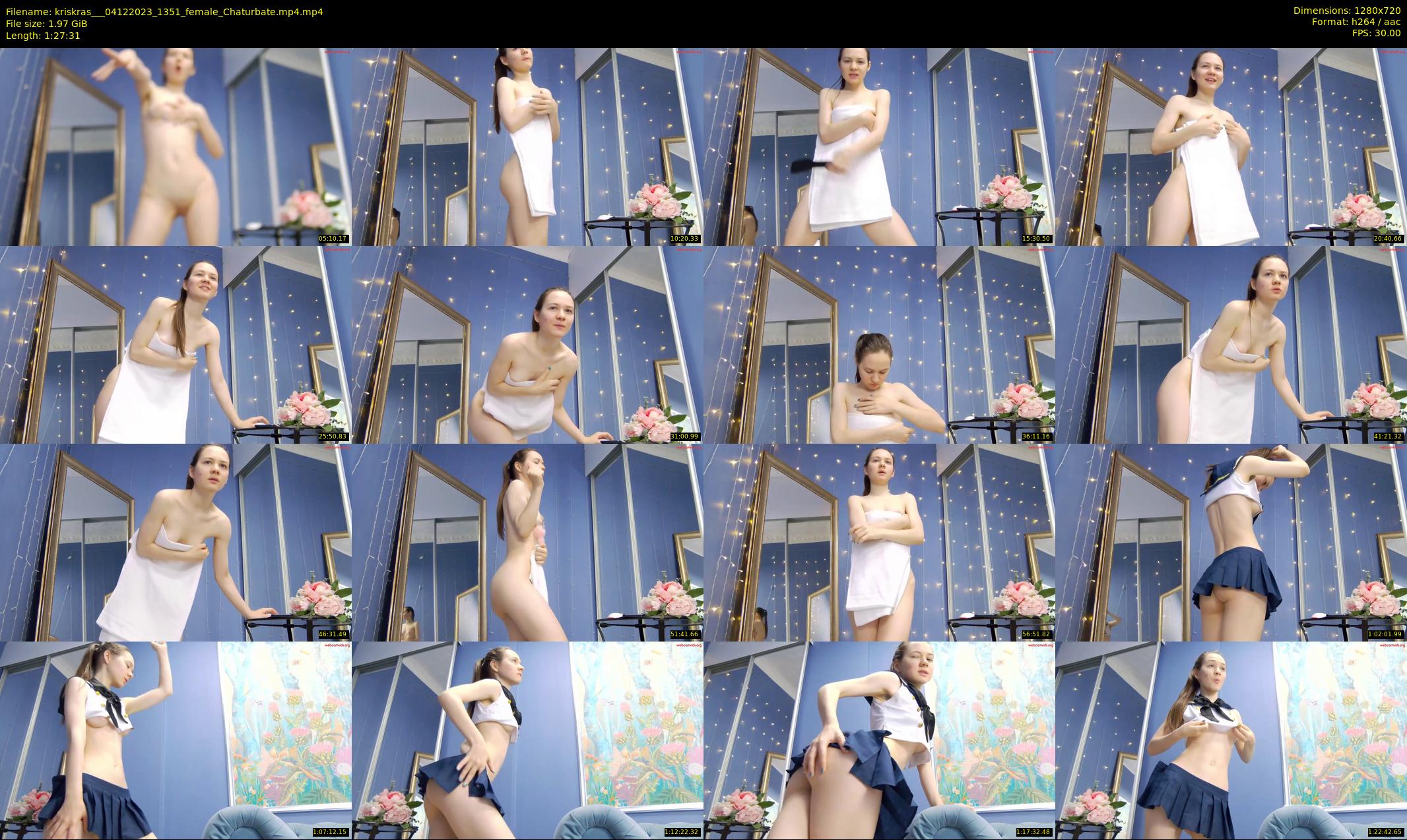 kriskras__ — 88 minute Chaturbate female cam show recording, 720p, Dec 4, 2023