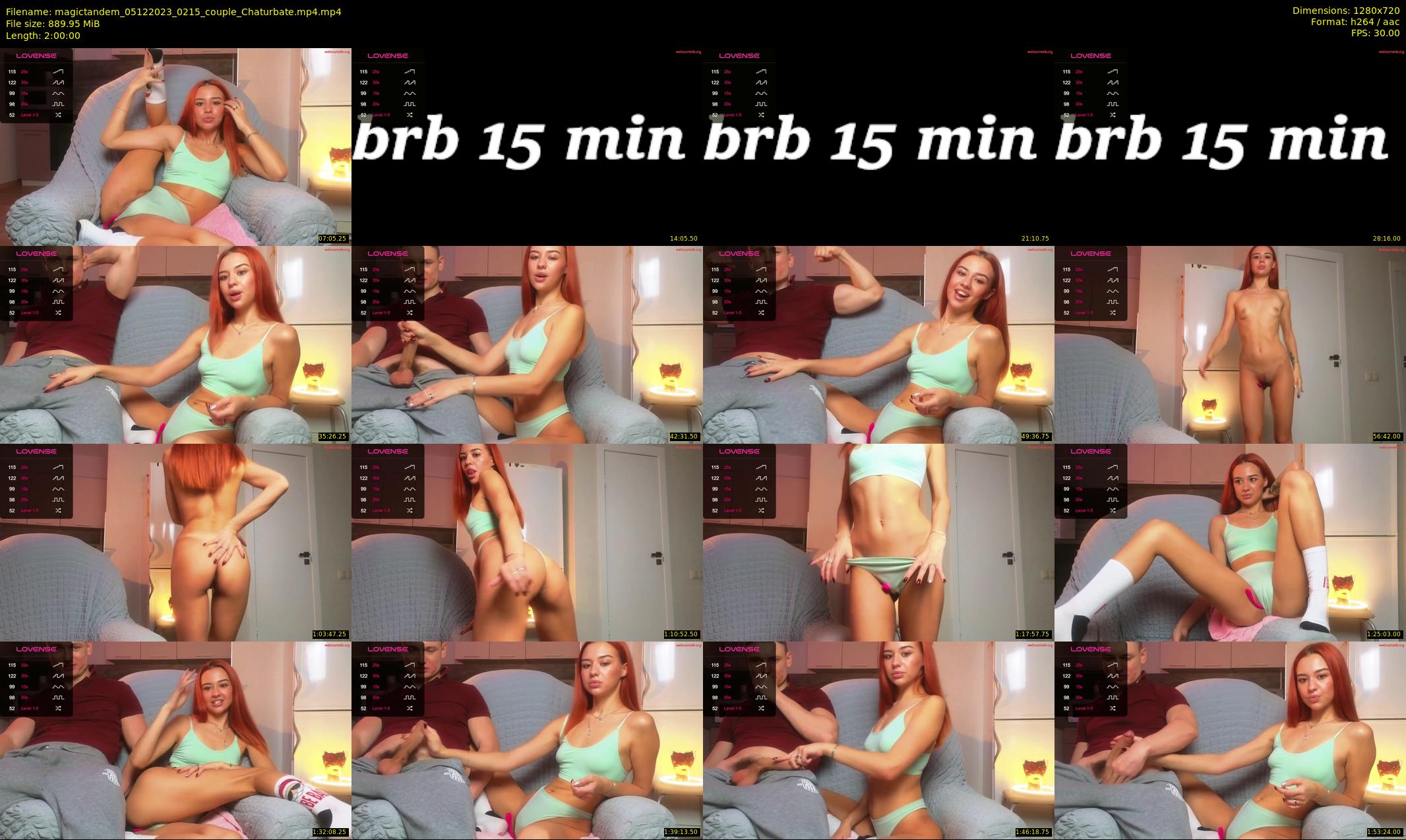 magictandem — 120 minute Chaturbate couple cam show recording, 720p, Dec 5, 2023