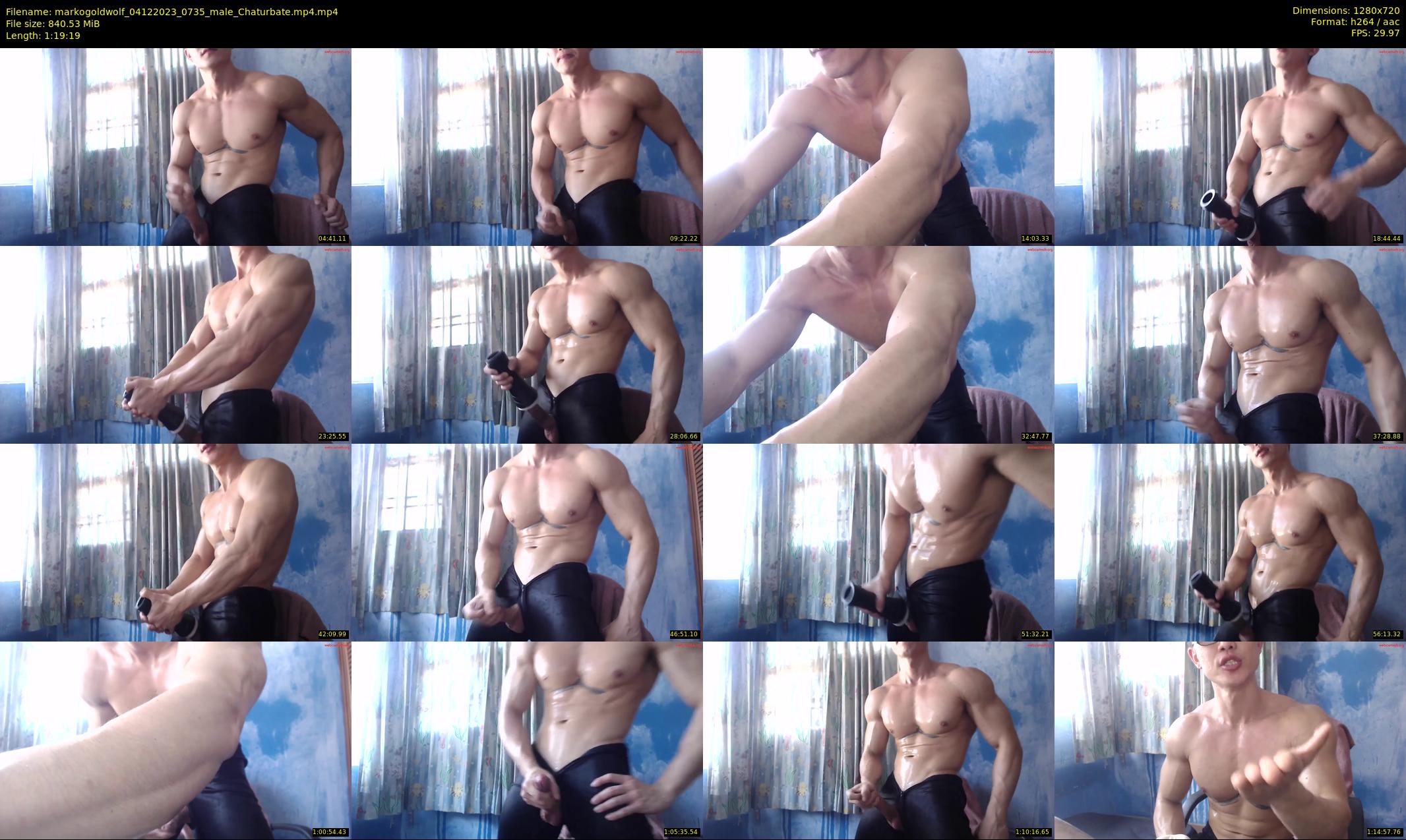 markogoldwolf — 80 minute Chaturbate male cam show recording, 720p, Dec 4, 2023