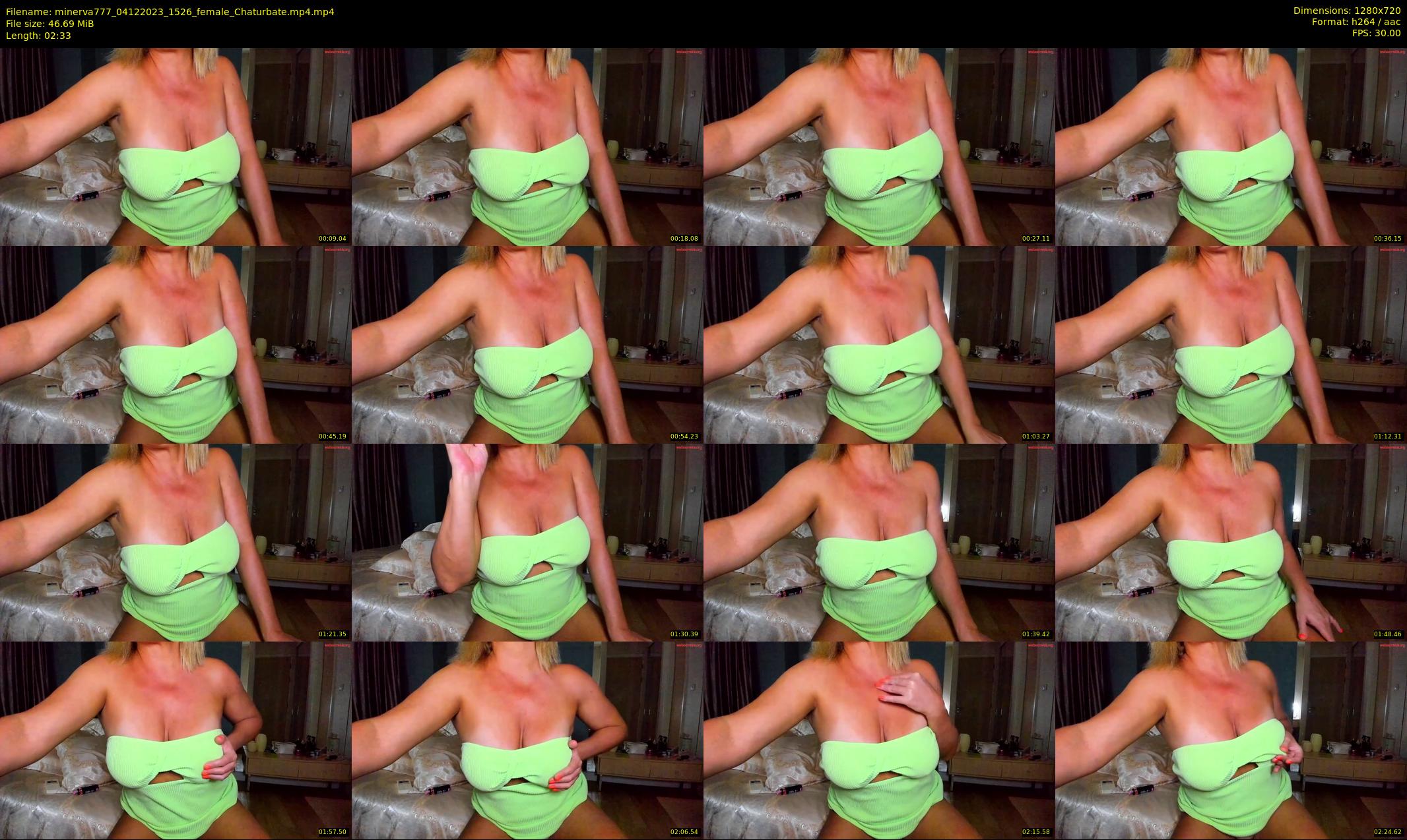 minerva777 — 3 minute Chaturbate female cam show recording, 720p, Dec 4, 2023